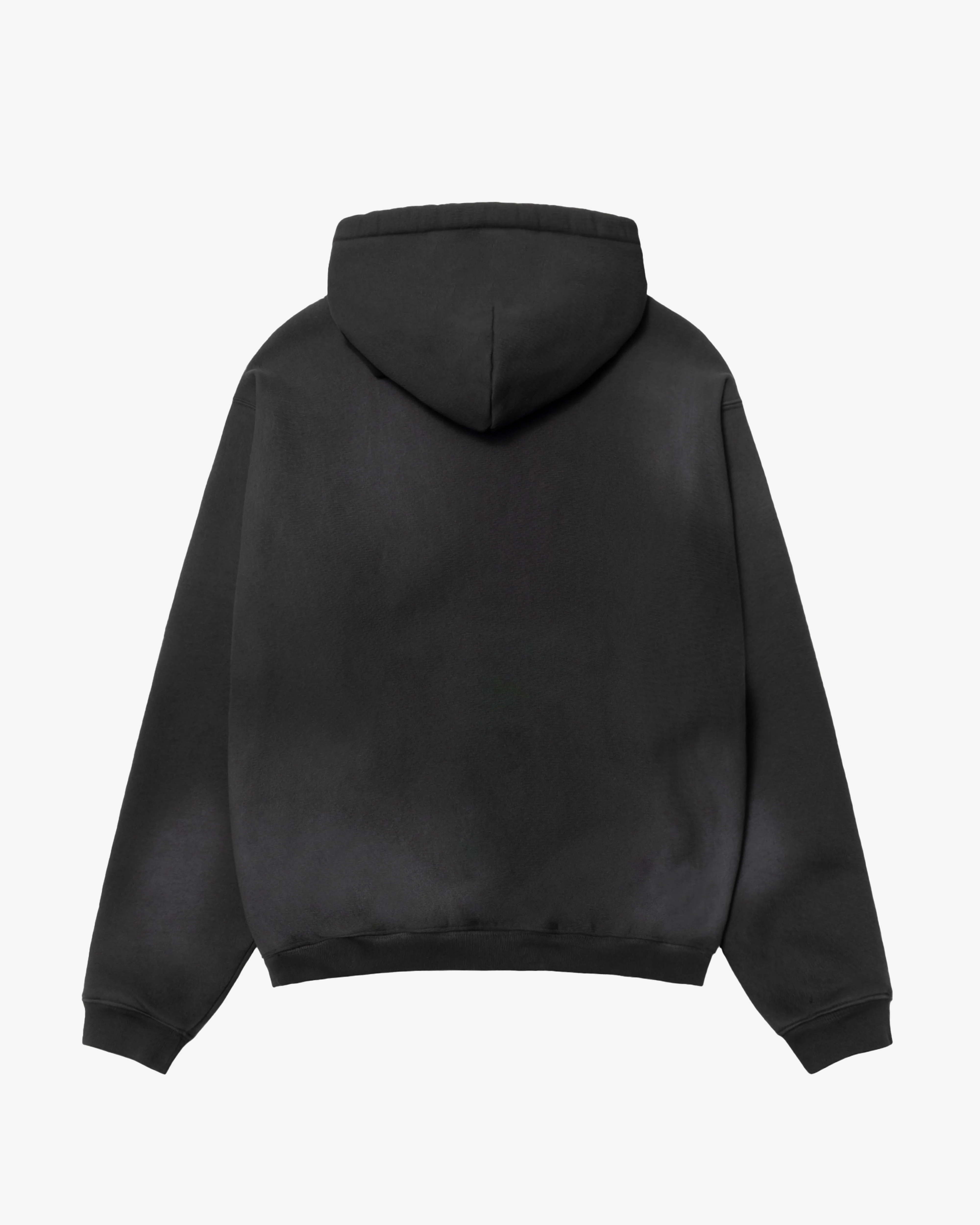 Stüssy - Men's Applique Hoodie - (Black) - Image 2