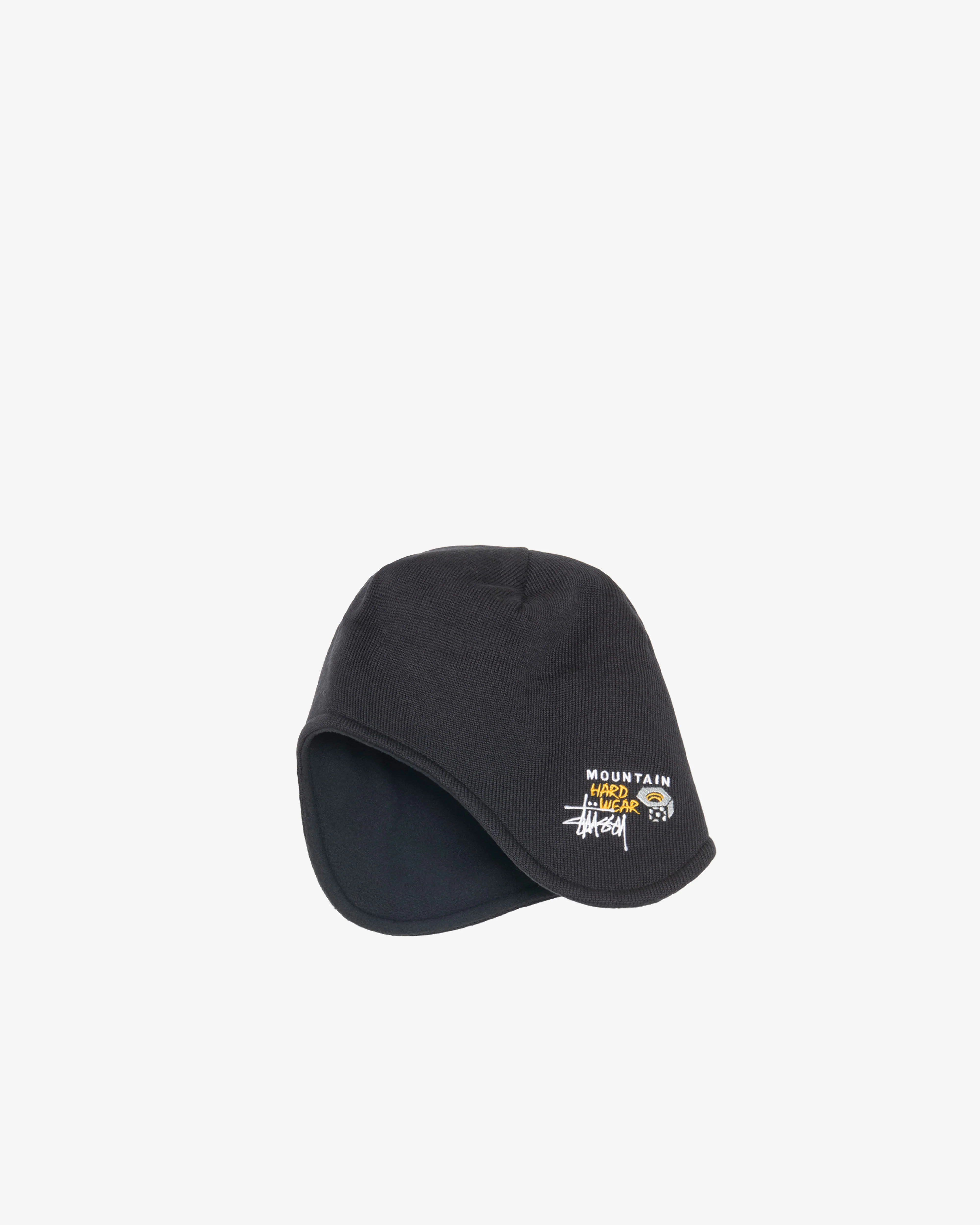 Stüssy - Men's Mountain Hardwear Ear Flap Beanie - (Black) - Image 2