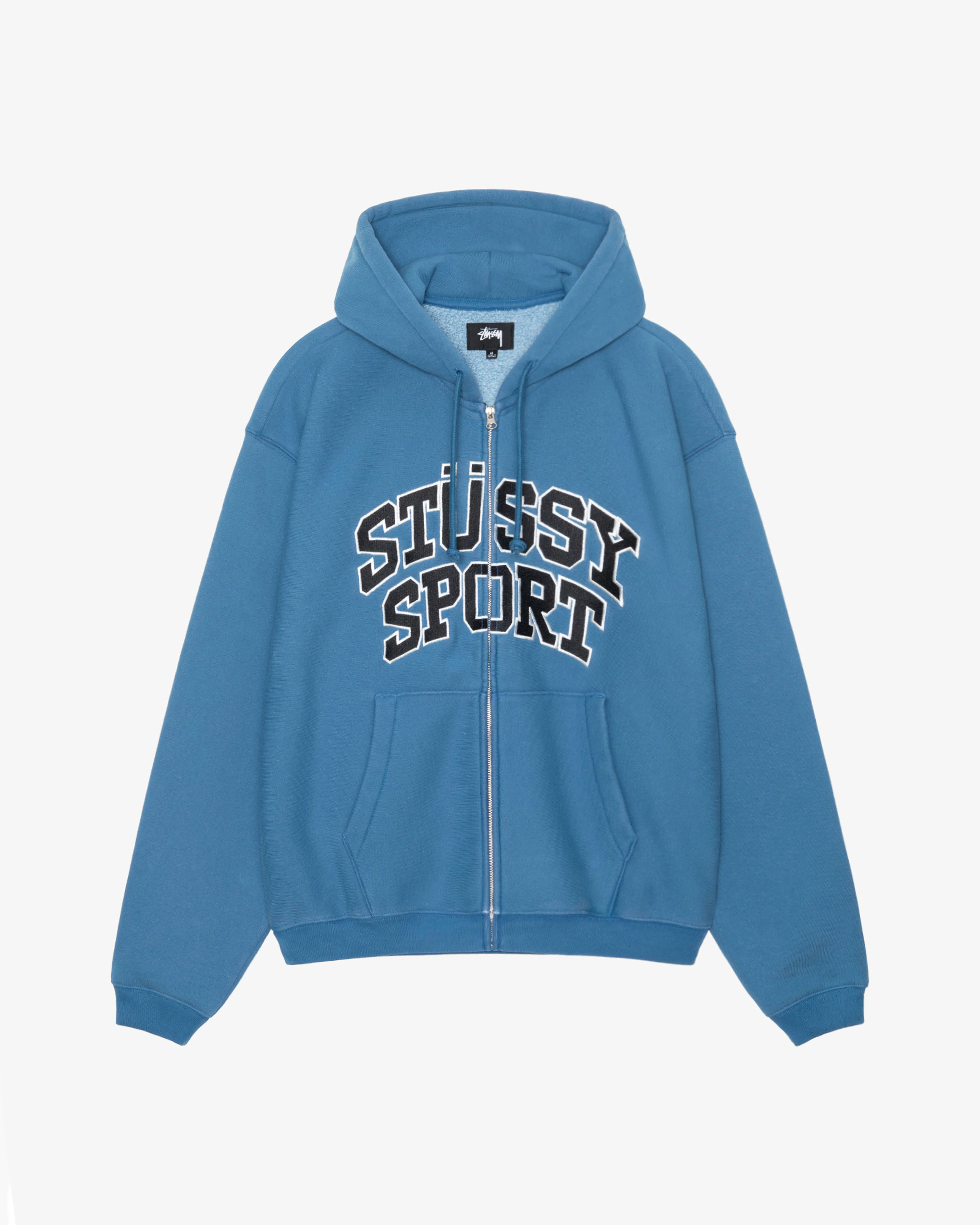 Stüssy - Men's Stussy Sport Zip Hoodie - (Blue)