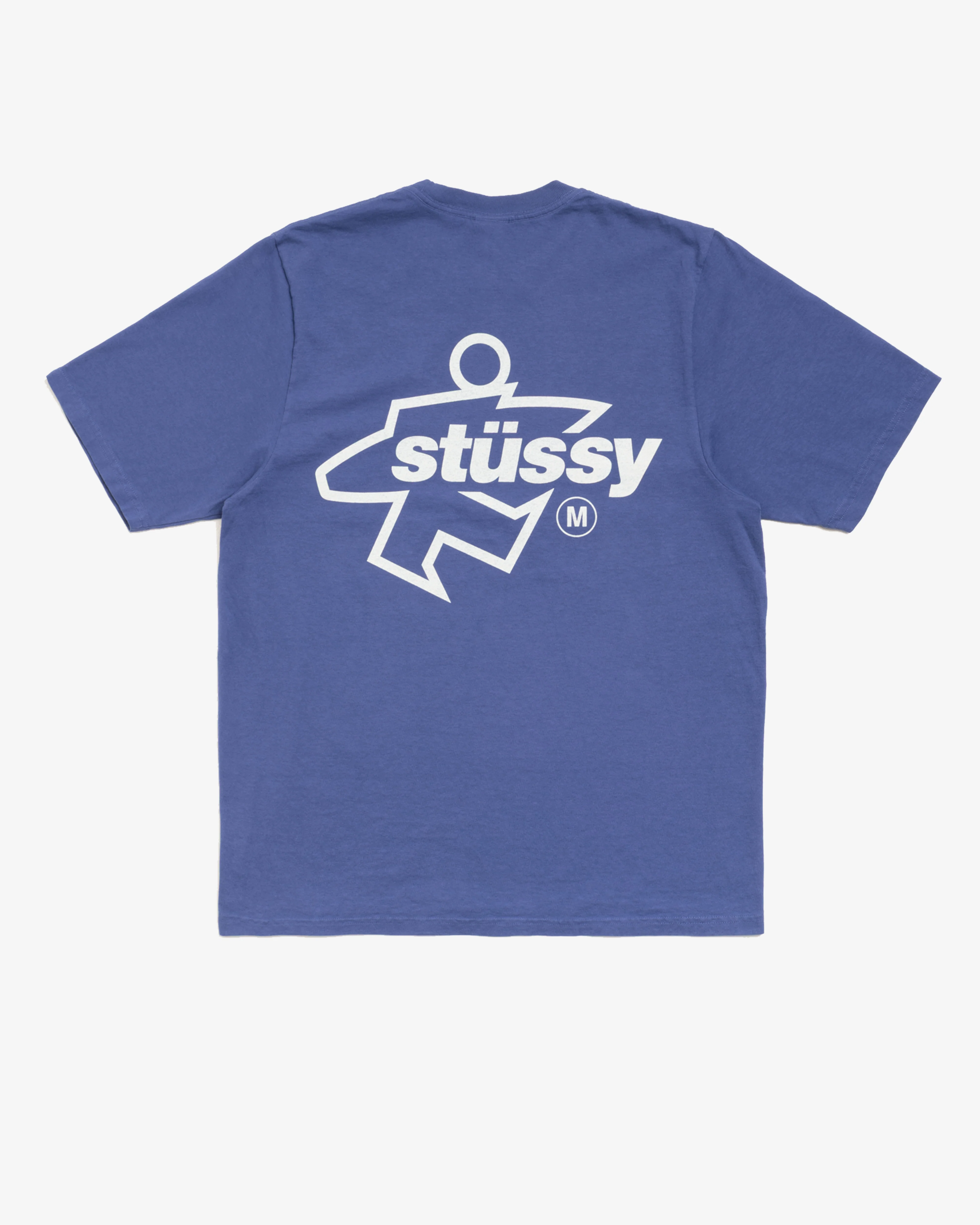 Stüssy - Men's Surf Size Pigment Dyed Tee - (Indigo) - Image 2
