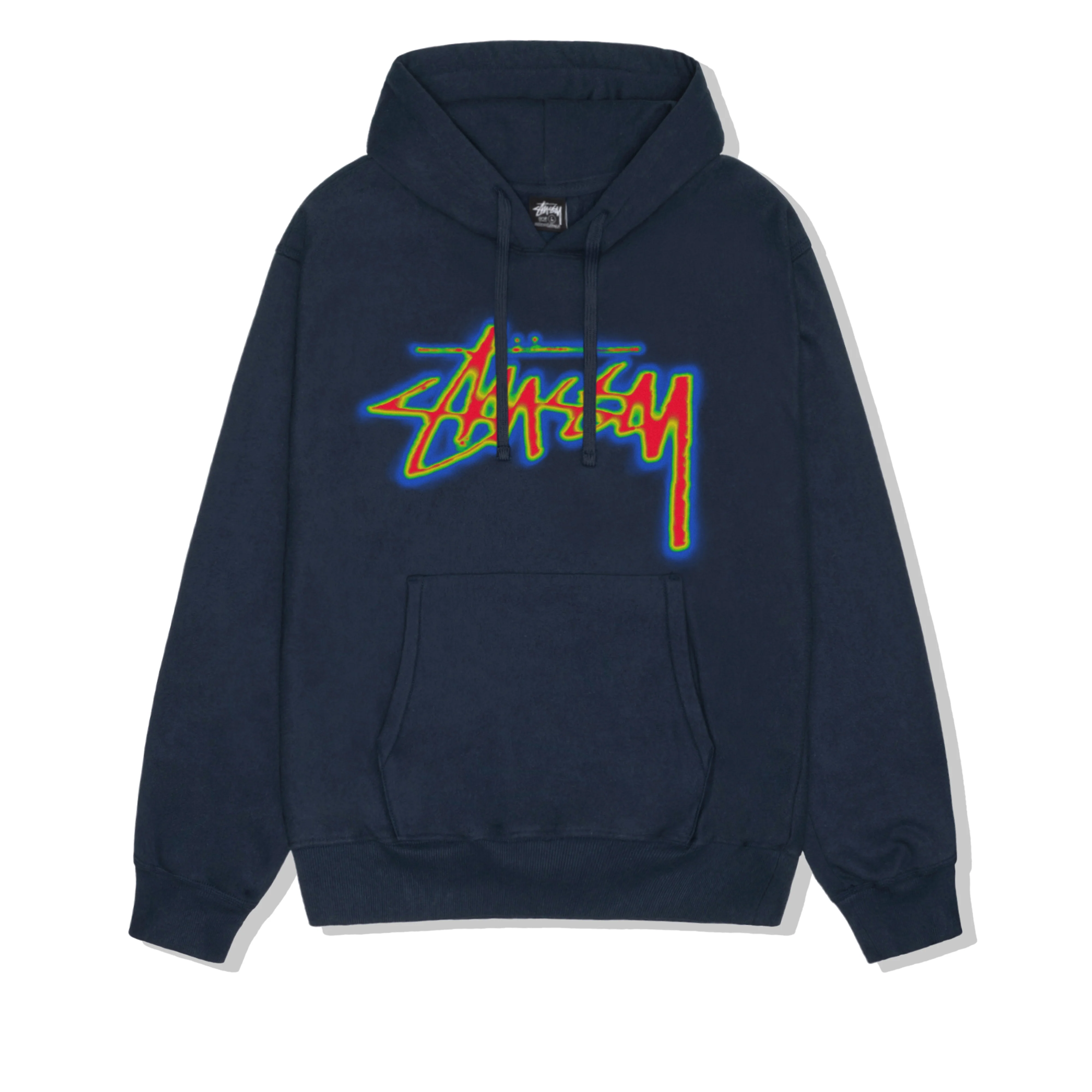 Stüssy - Men's Thermal Stock Hoodie - (Navy)