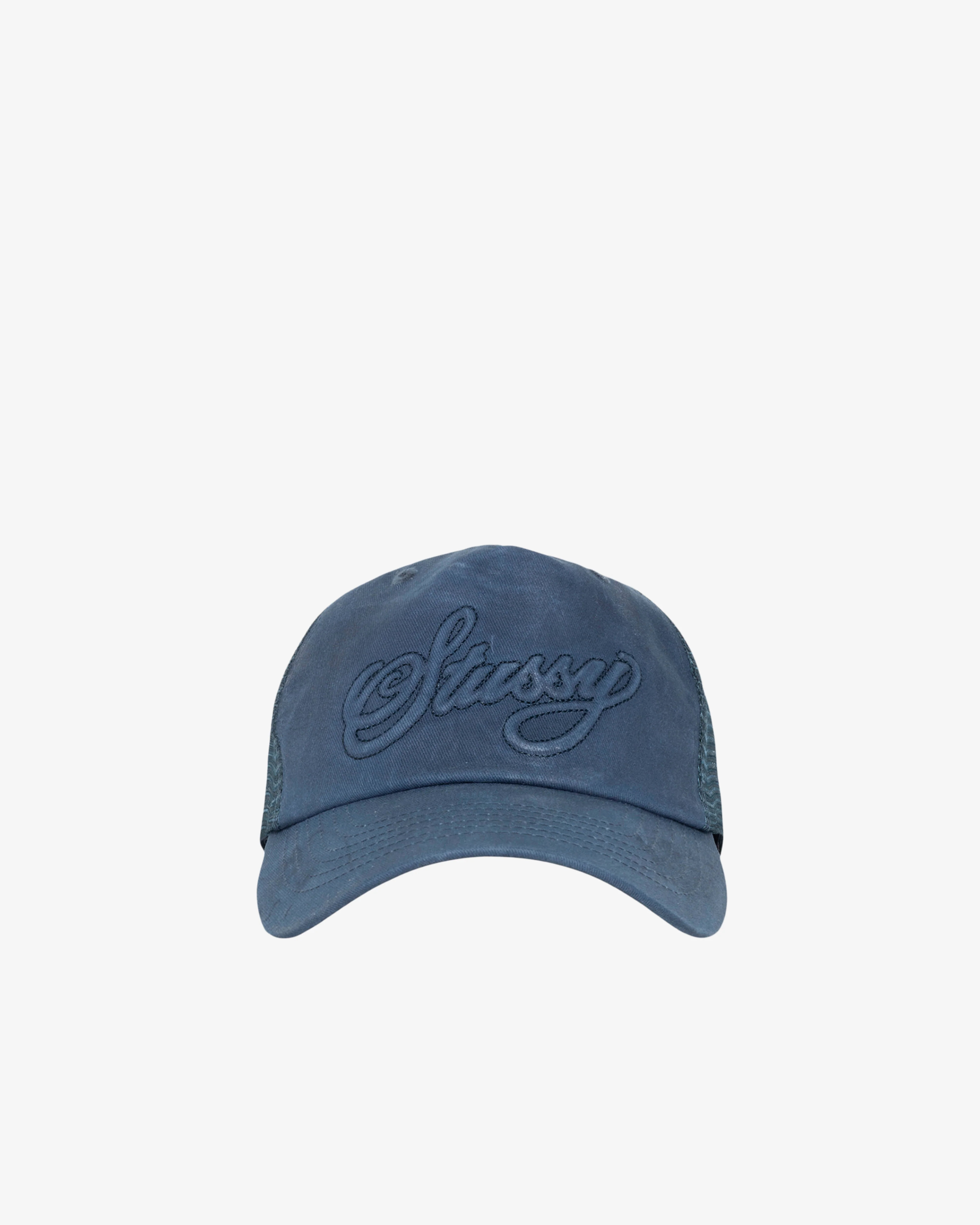 Stüssy - Men's Trucker Cursive Stitch - (Navy)