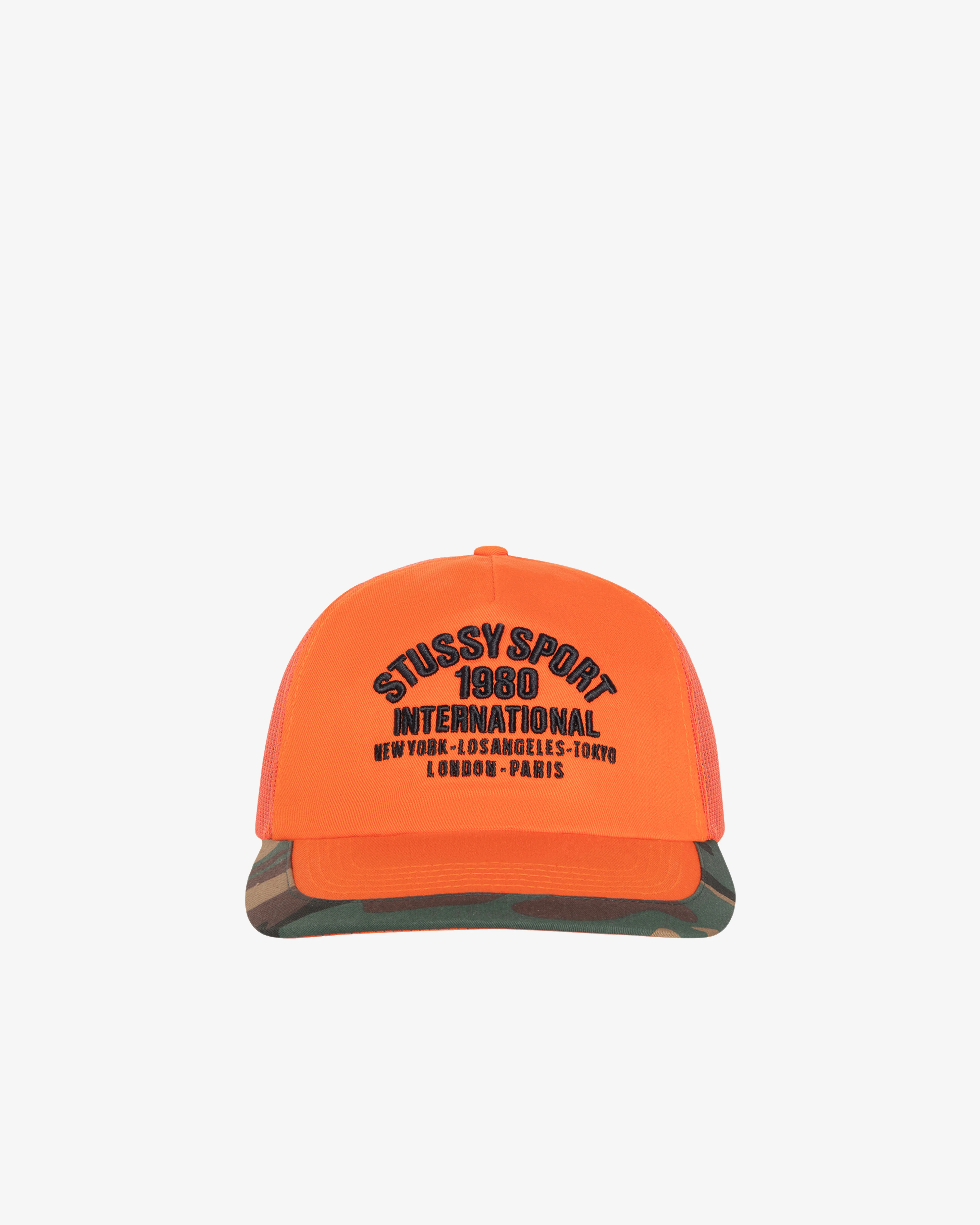 Stüssy - Men's Trucker International Cap - (Orange)