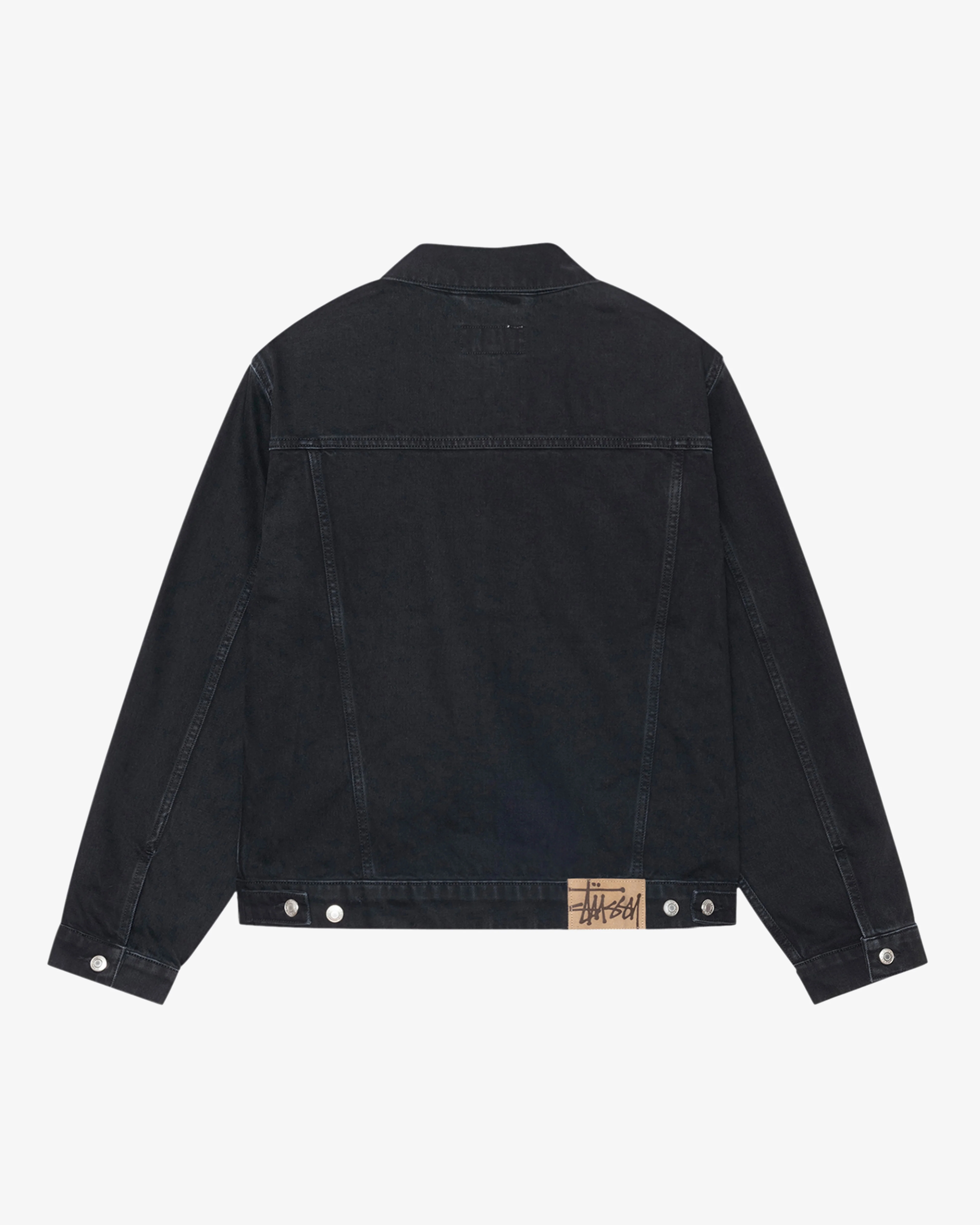 Stüssy - Men's Trucker Denim Jacket - (Black) - Image 2