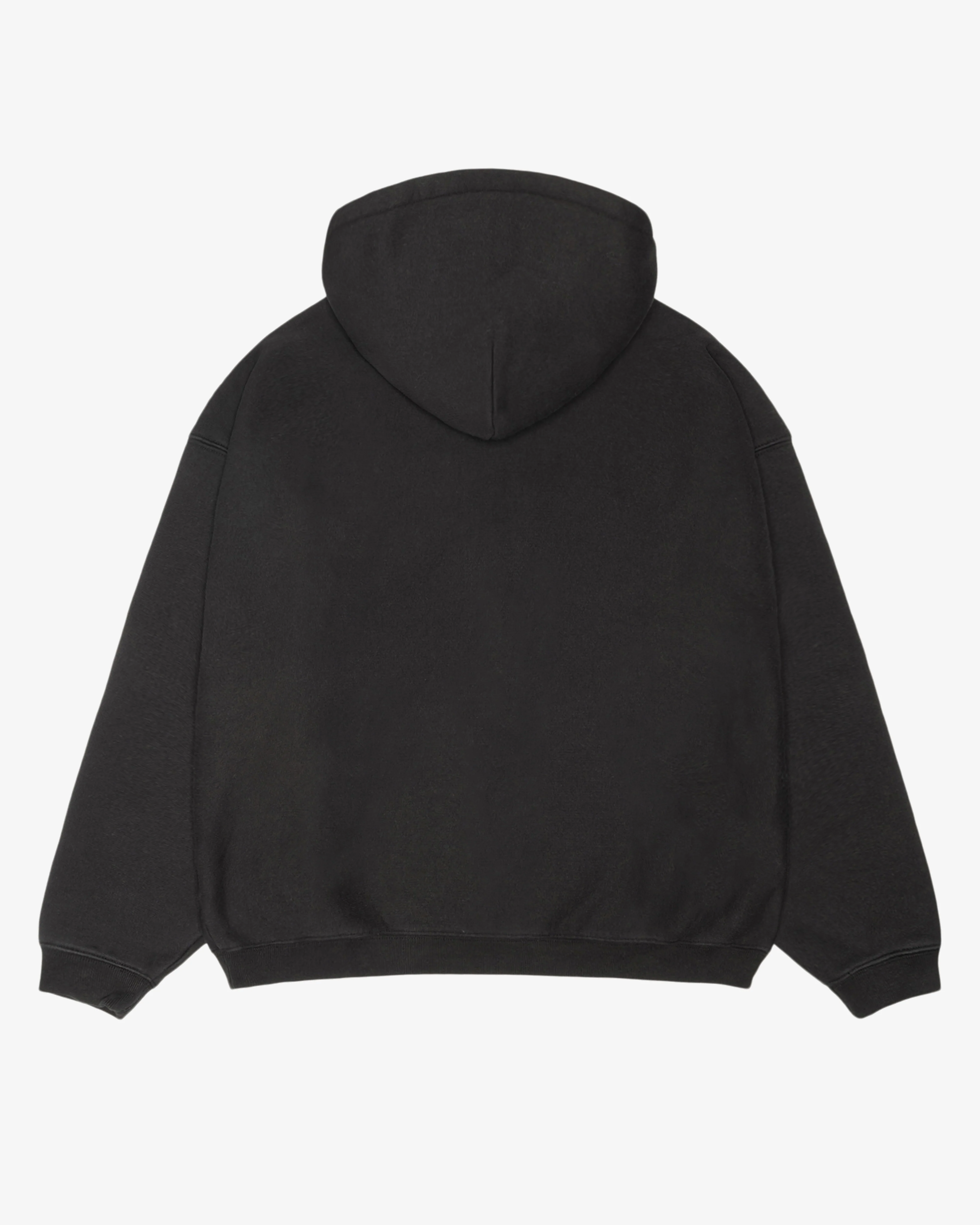 Stüssy - Men's Varsity Zip Hoodie - (Washed Black) - Image 2
