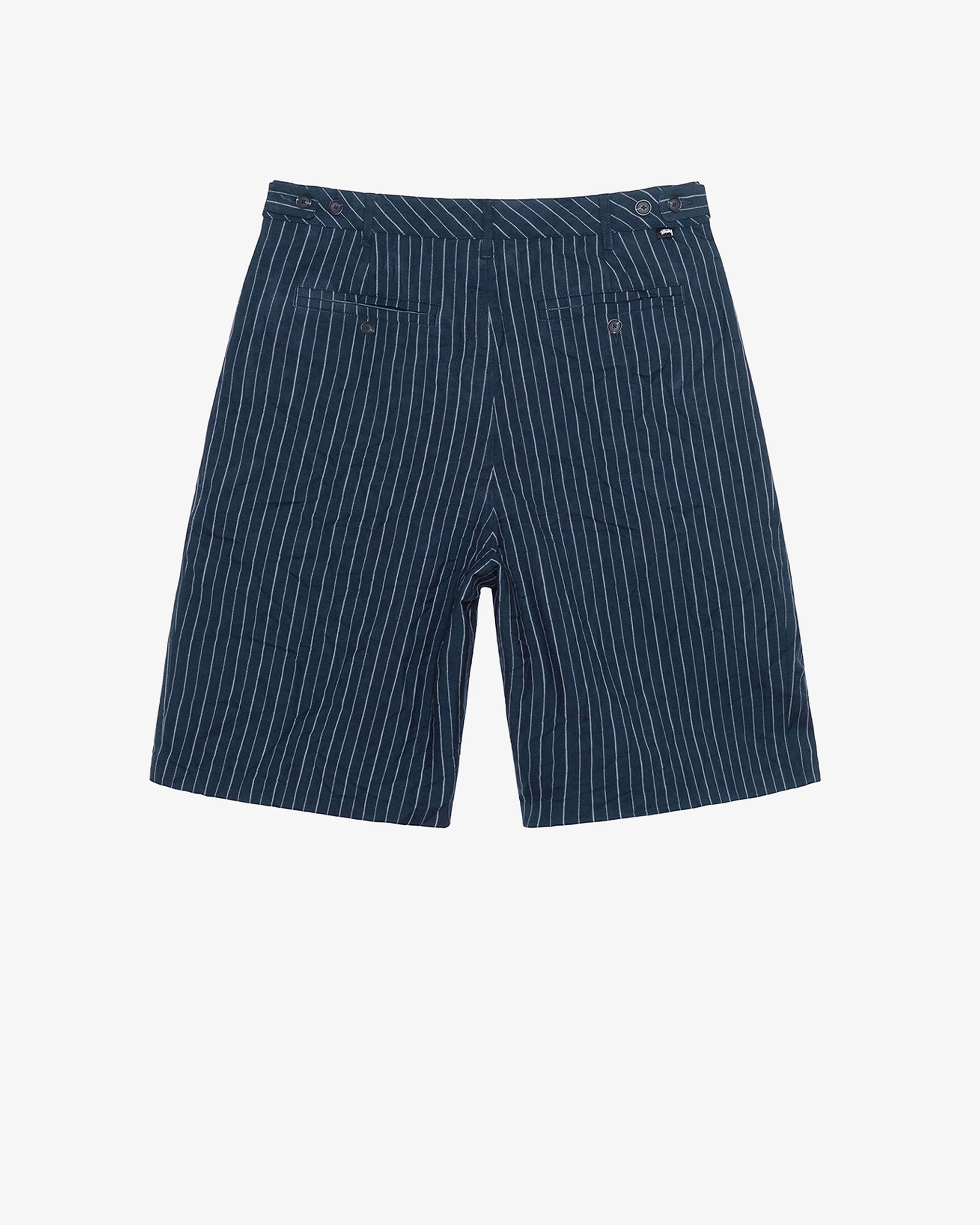Stüssy - Men's Volume Pleated Short Wrinkled - (Navy) - Image 2