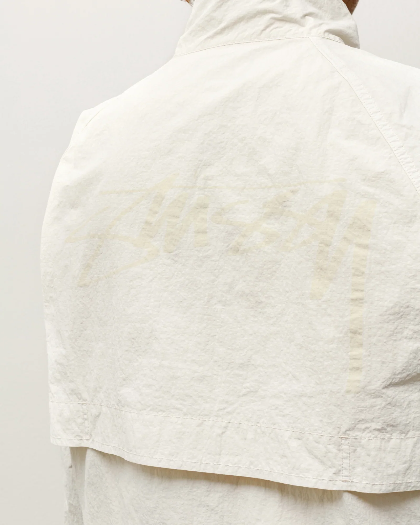 Stüssy - Men's Warm Up Jacket - (Bone) - Image 5