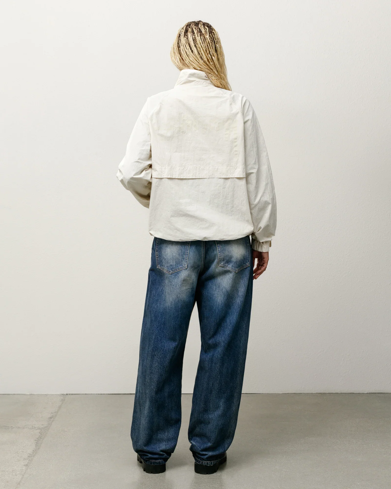 Stüssy - Men's Warm Up Jacket - (Bone) - Image 7
