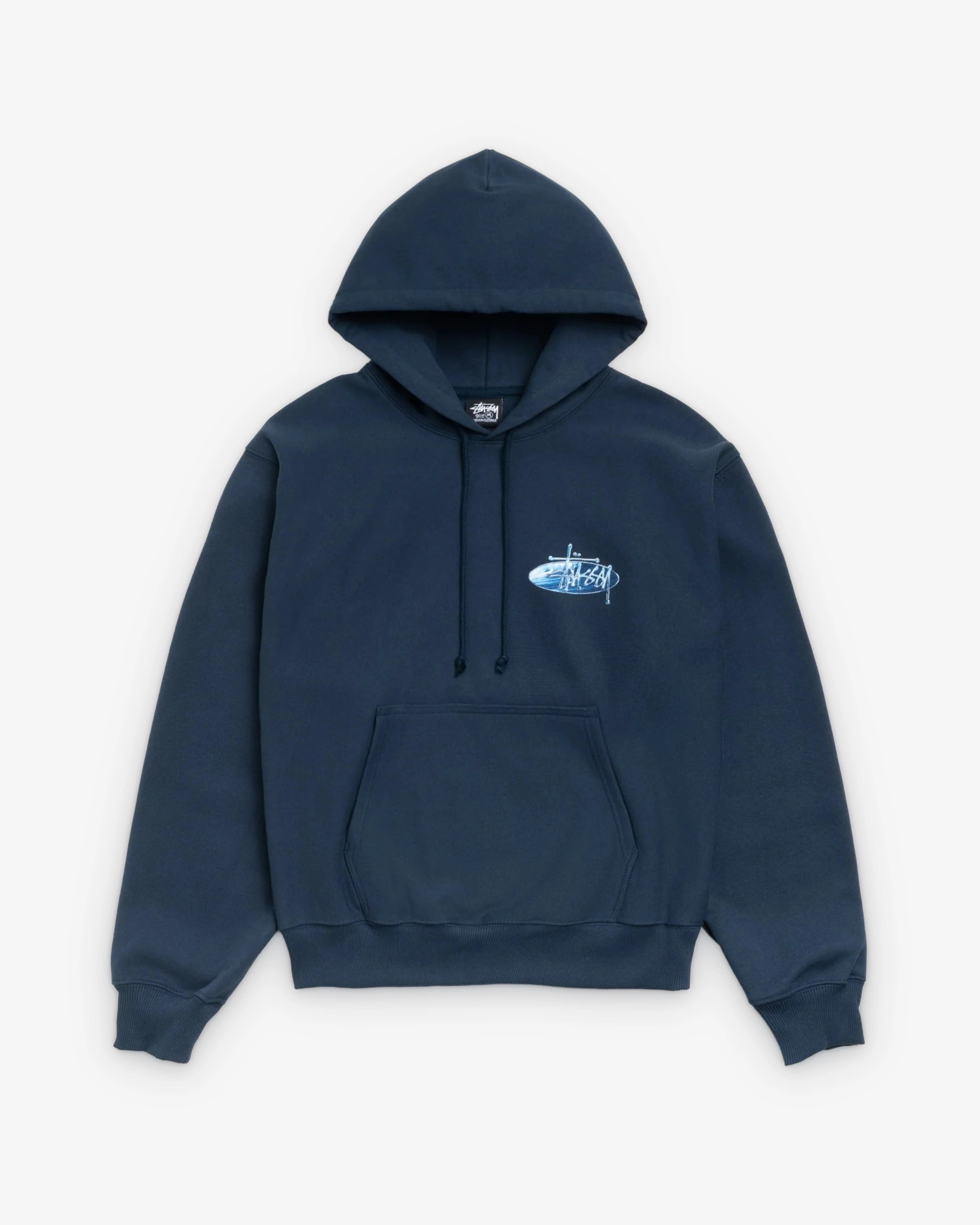 Stüssy - Men's Wave Oval Hood - (Navy)