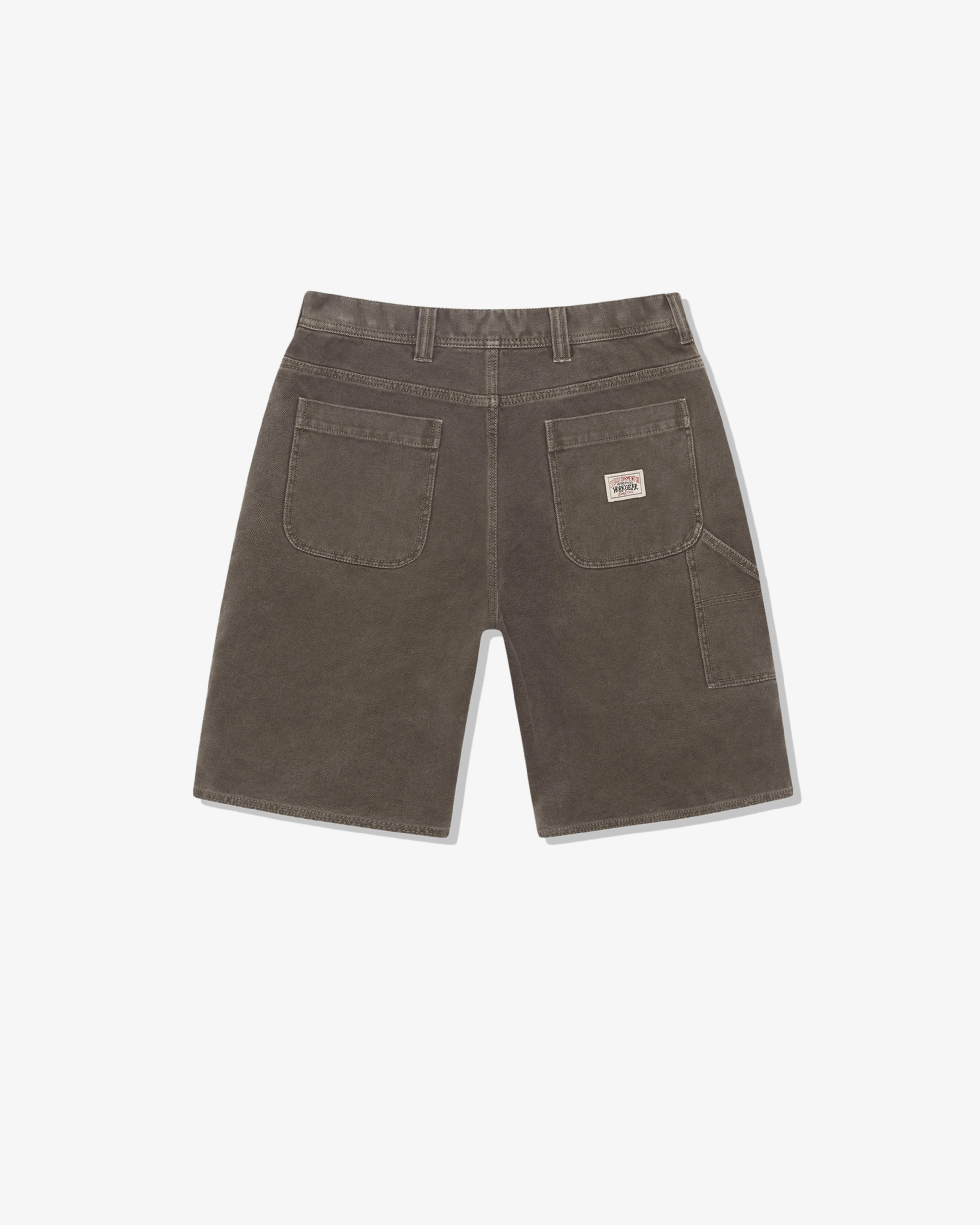 Stüssy - Men's Work Short Washed Canvas - (Brown) - Image 2