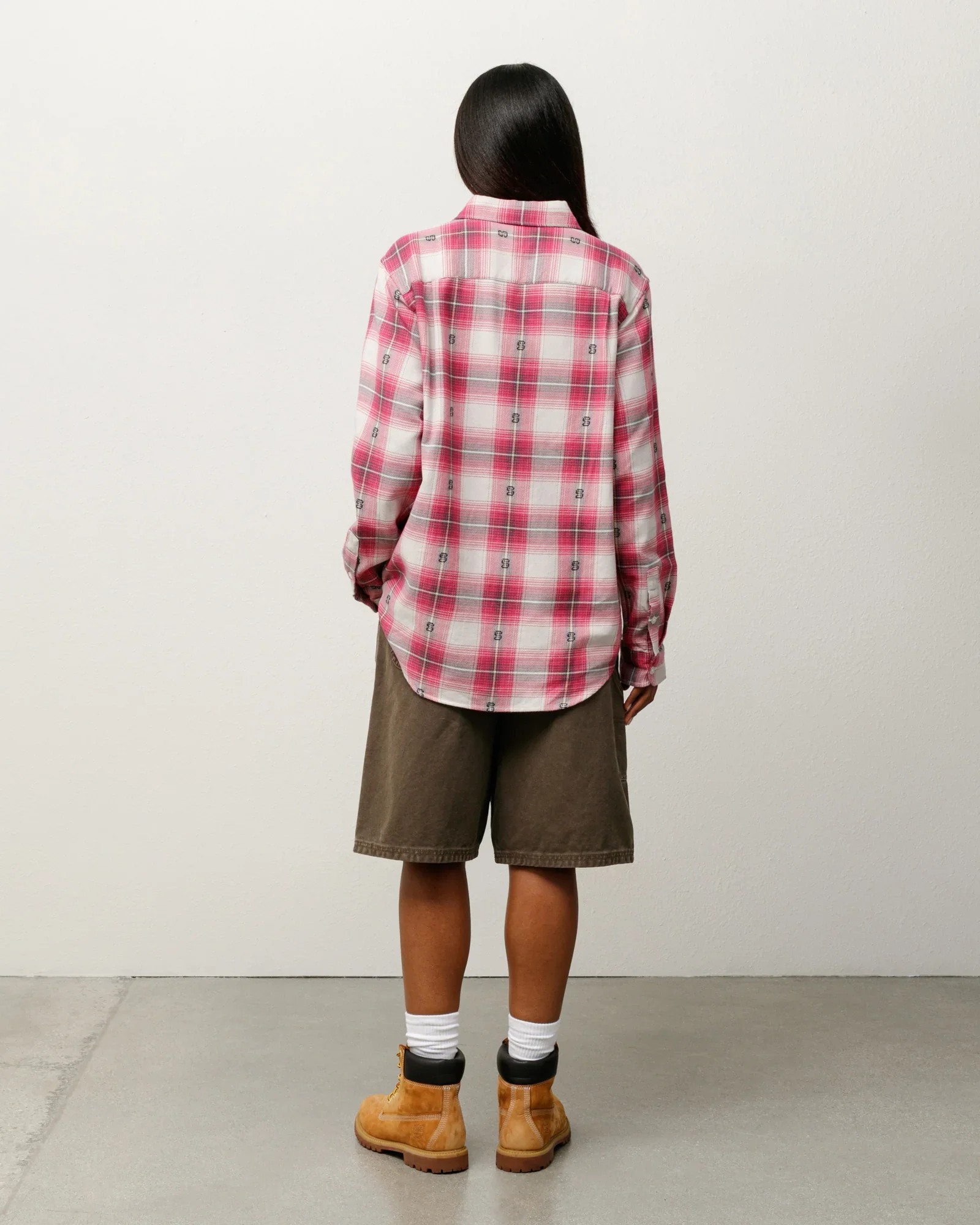 Stüssy - Men's Work Short Washed Canvas - (Brown) - Image 7