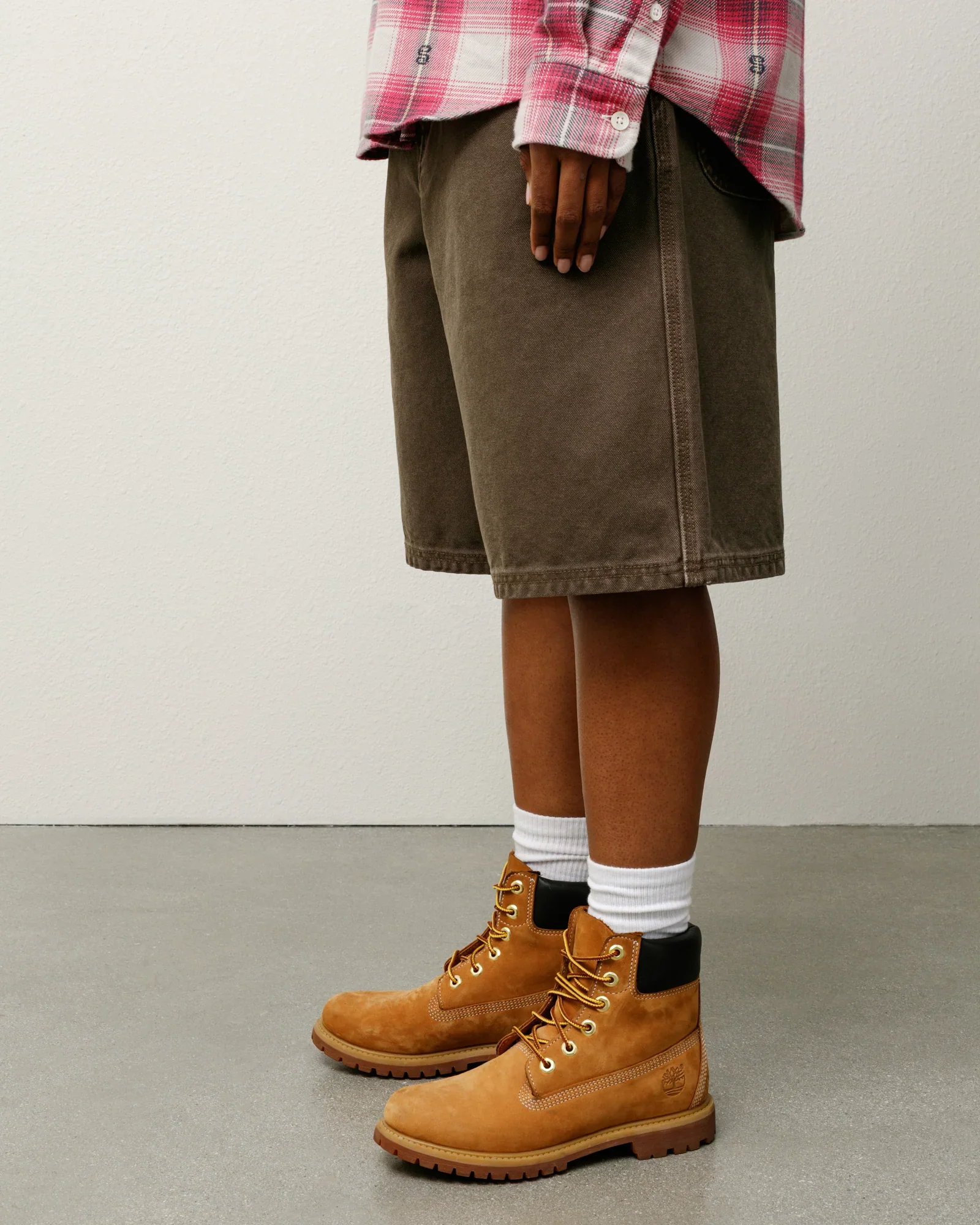 Stüssy - Men's Work Short Washed Canvas - (Brown) - Image 8