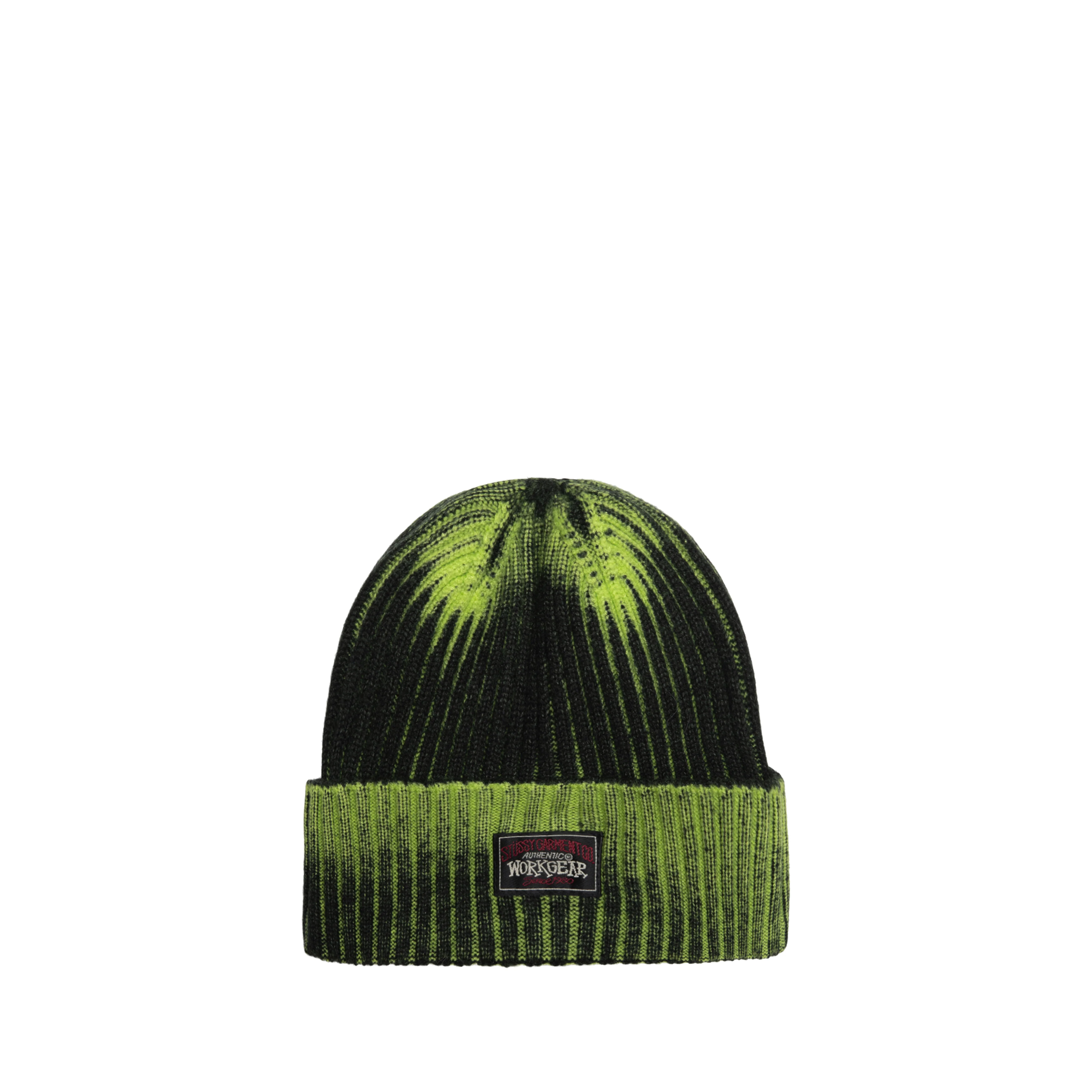 Stüssy - Workgear Spray Cuff Beanie - (Lime)