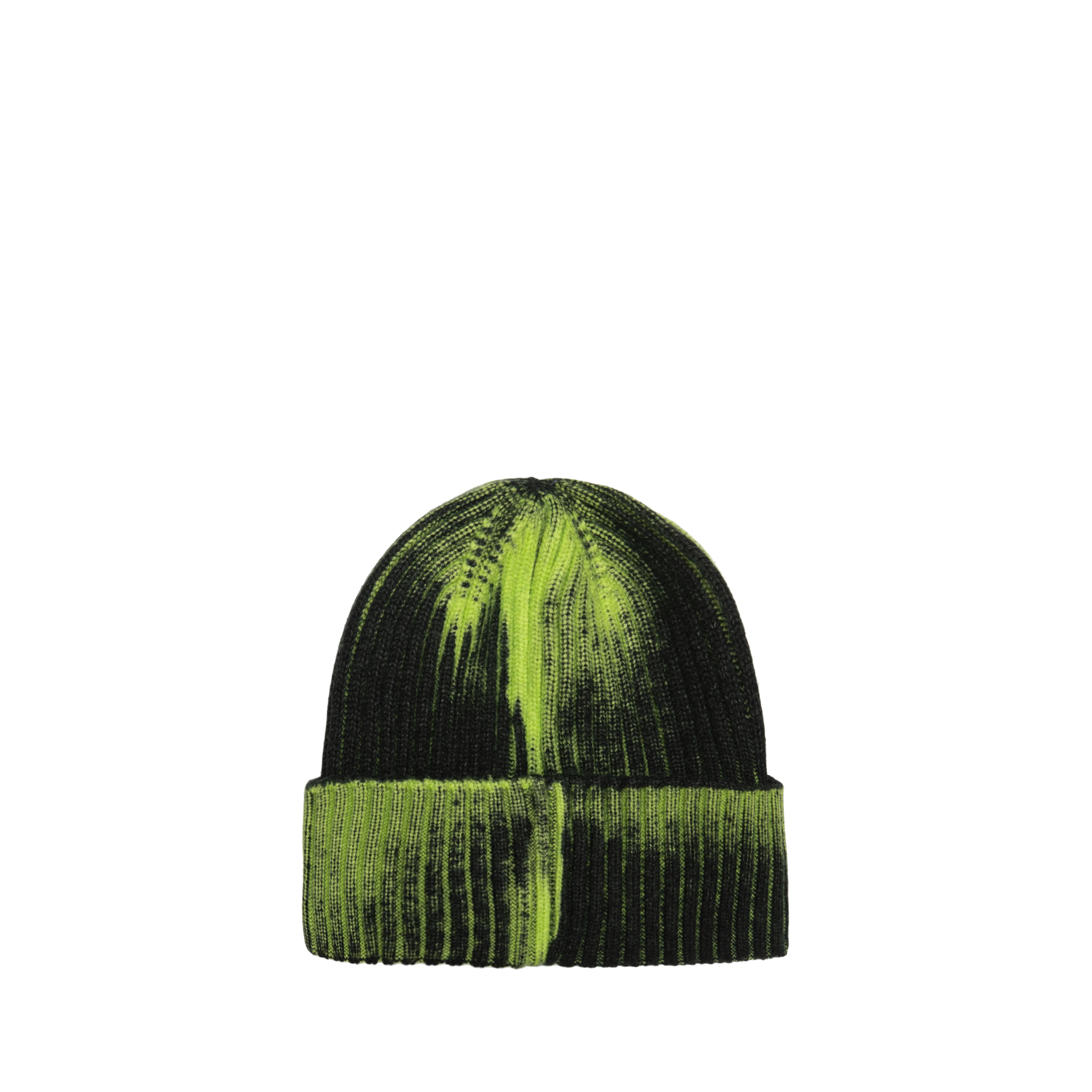 Stüssy - Workgear Spray Cuff Beanie - (Lime) - Image 2