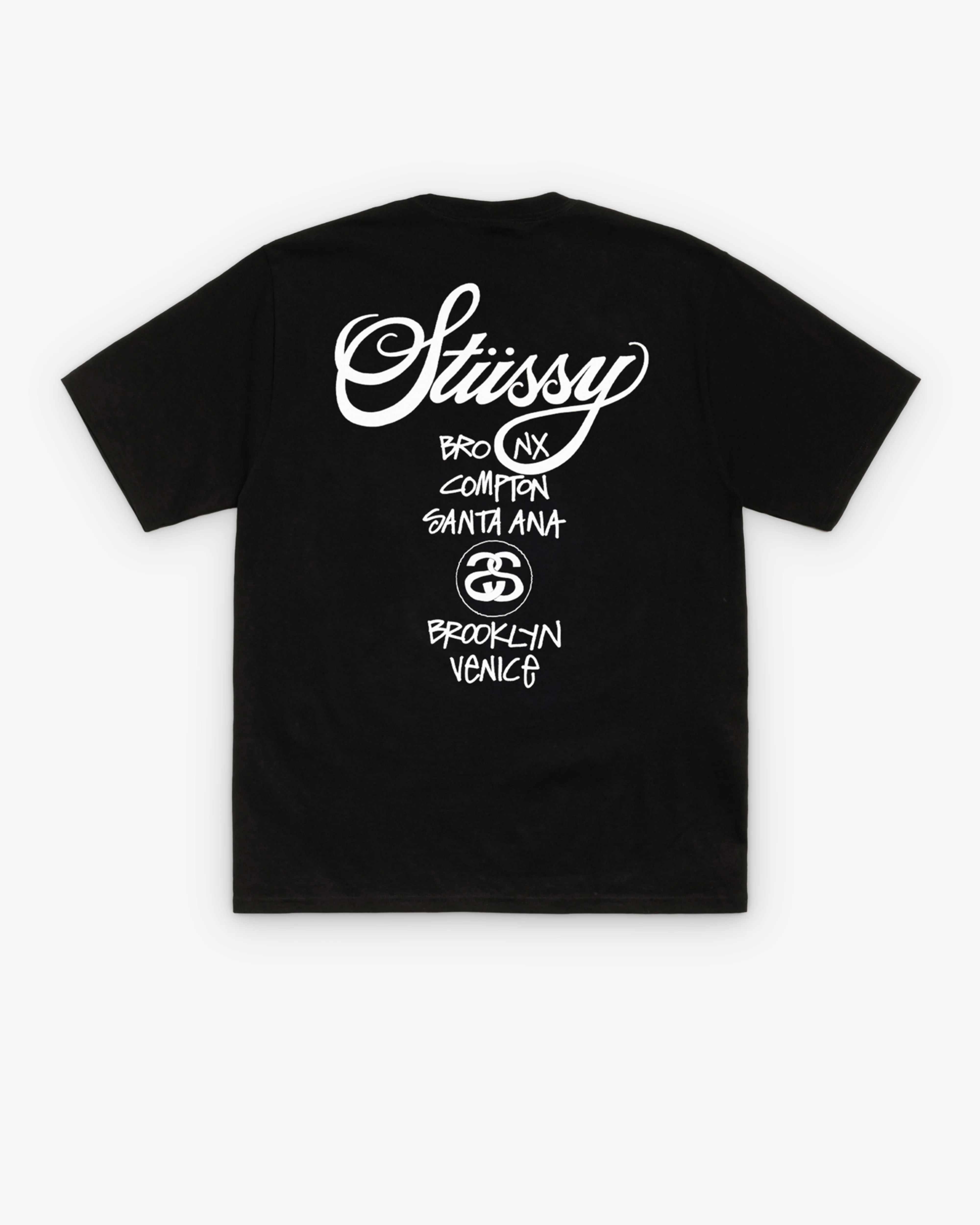 Stüssy - World Tour T-Shirt - (Black) - Image 2