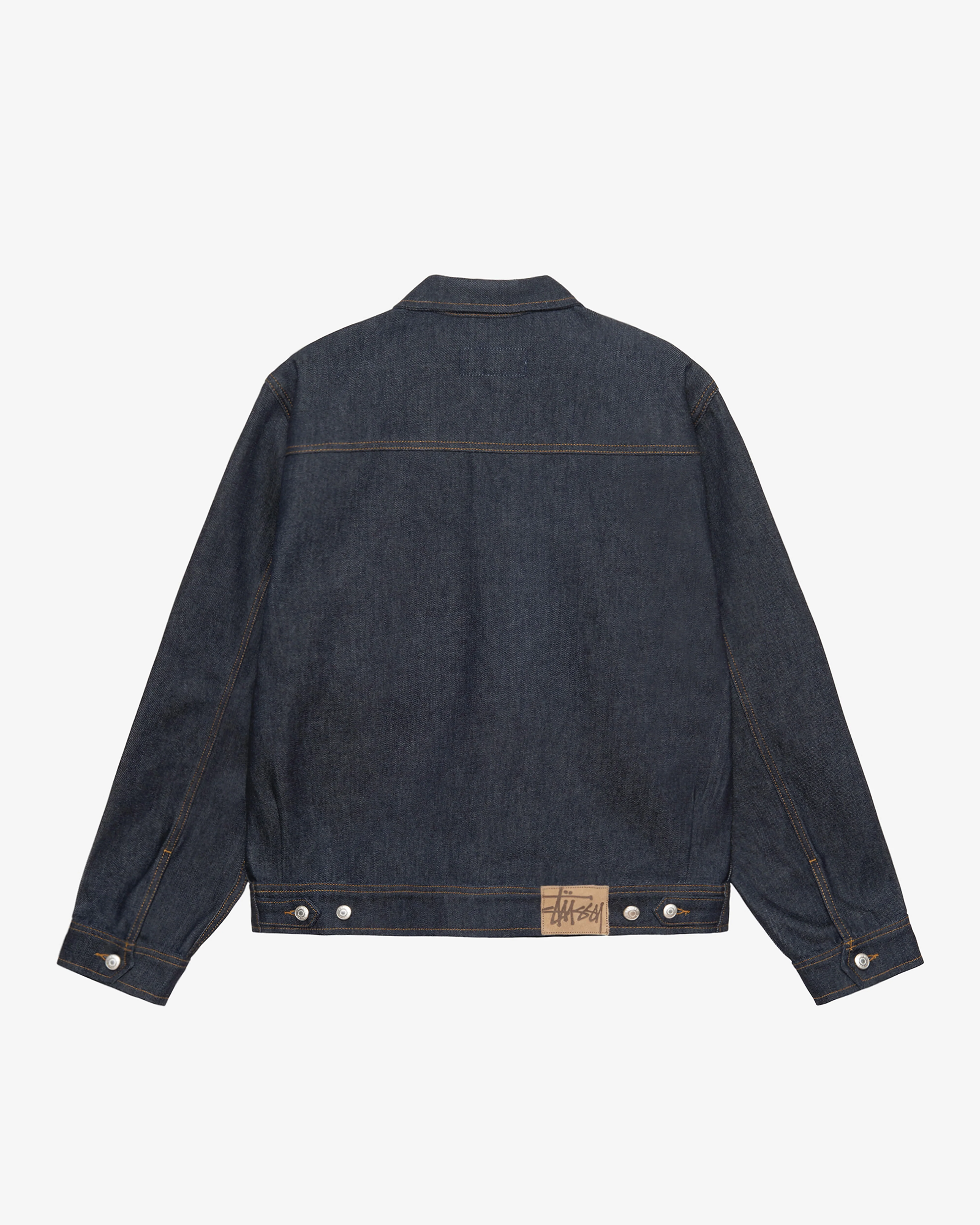 Stüssy - Men's Zip Work Jacket Denim - (Raw) - Image 2