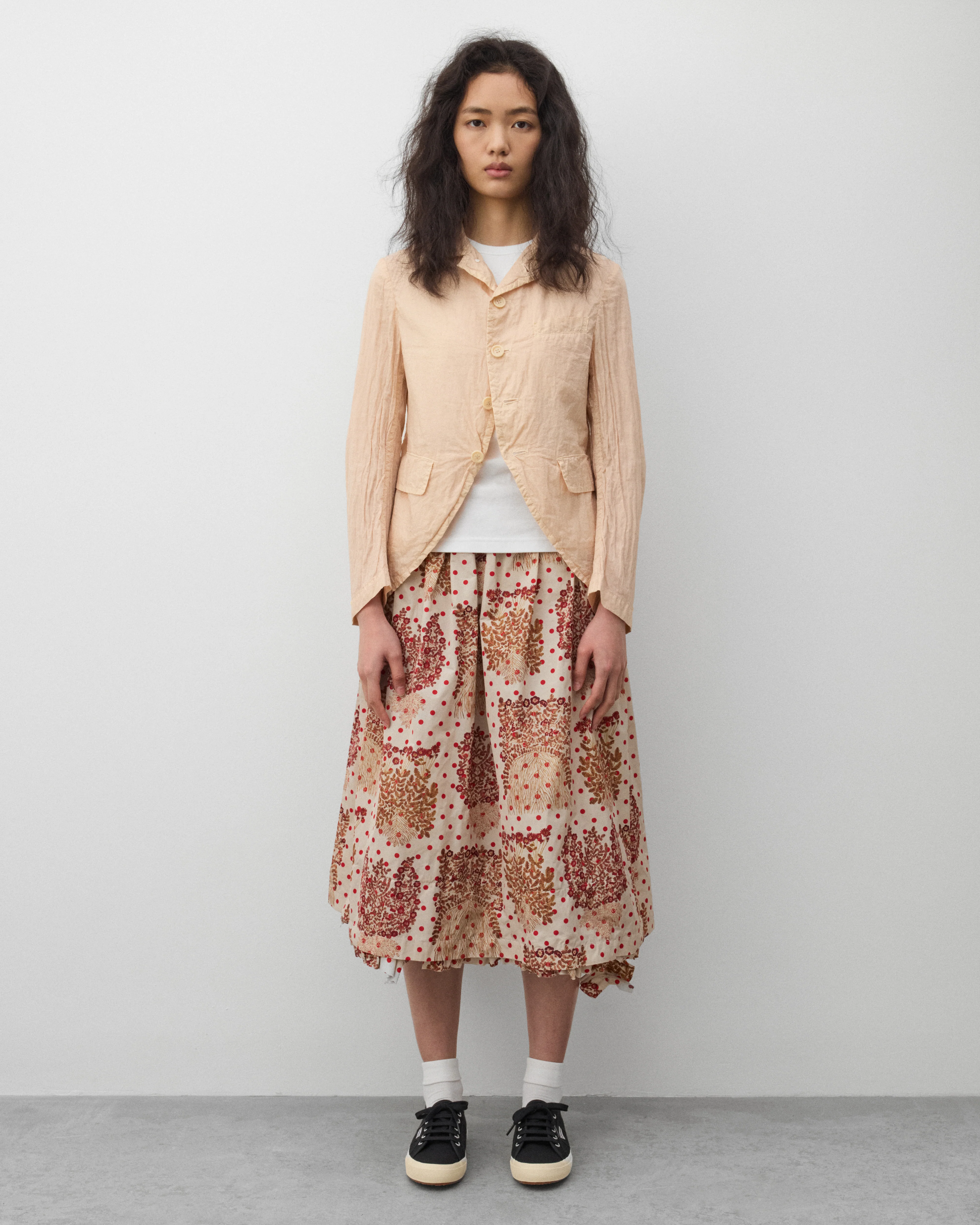 Tao - Women's Open Collar Blazer - (Pink) - Image 6