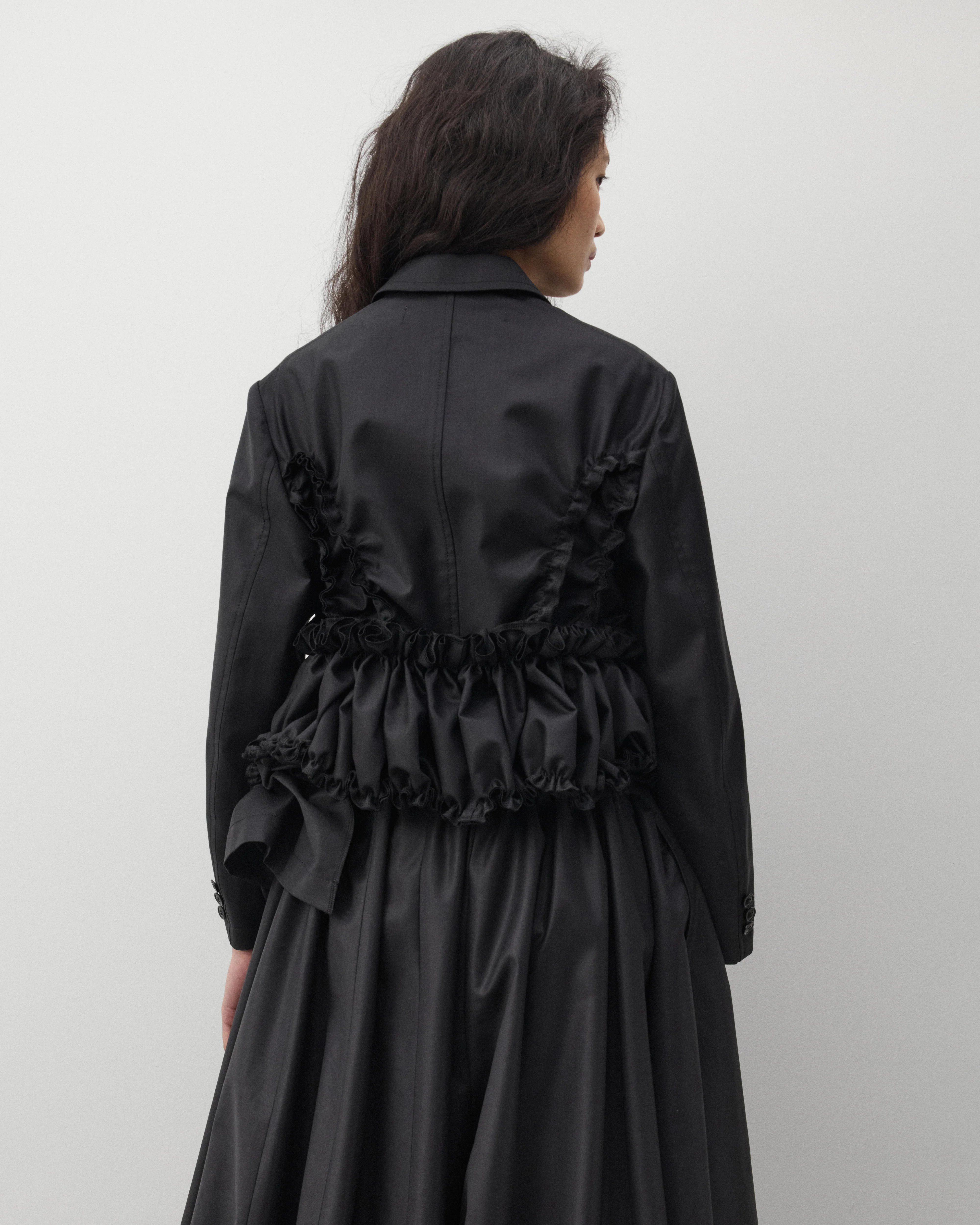 Tao - Women's Cropped Blazer - (Black) - Image 5