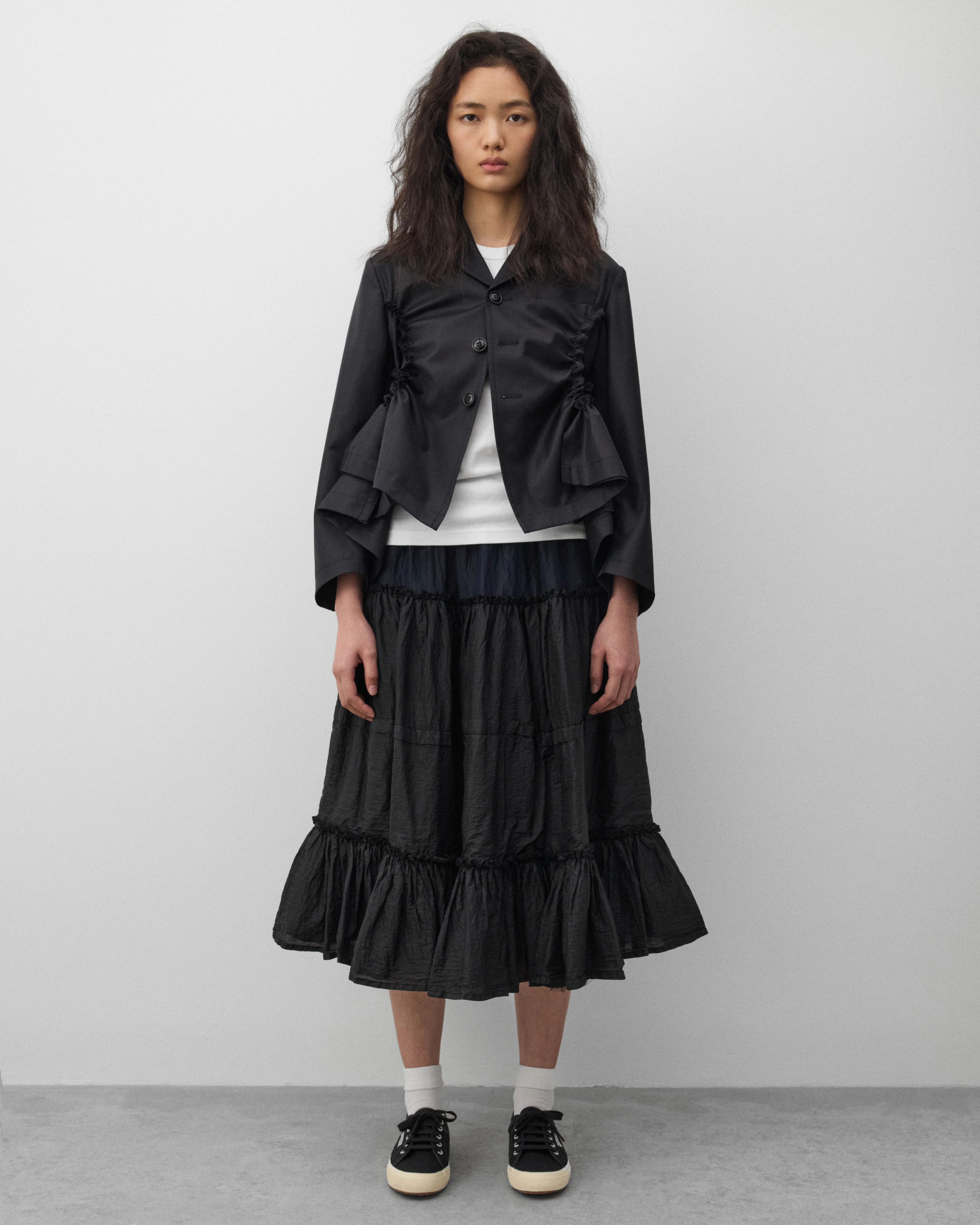 Tao - Women's Cropped Blazer - (Black) - Image 6