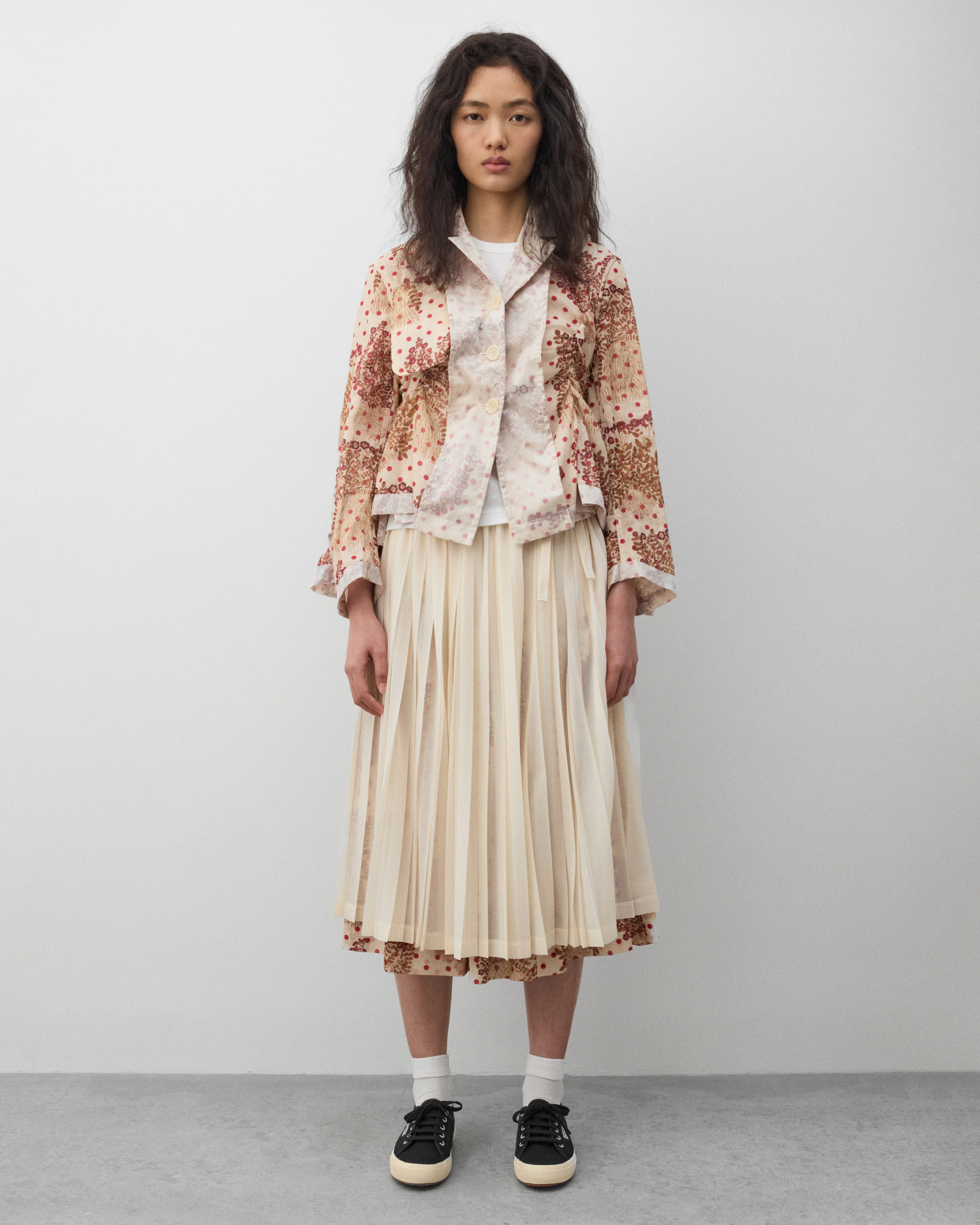 Tao - Women's Skirt Overlay Trousers - (White) - Image 6