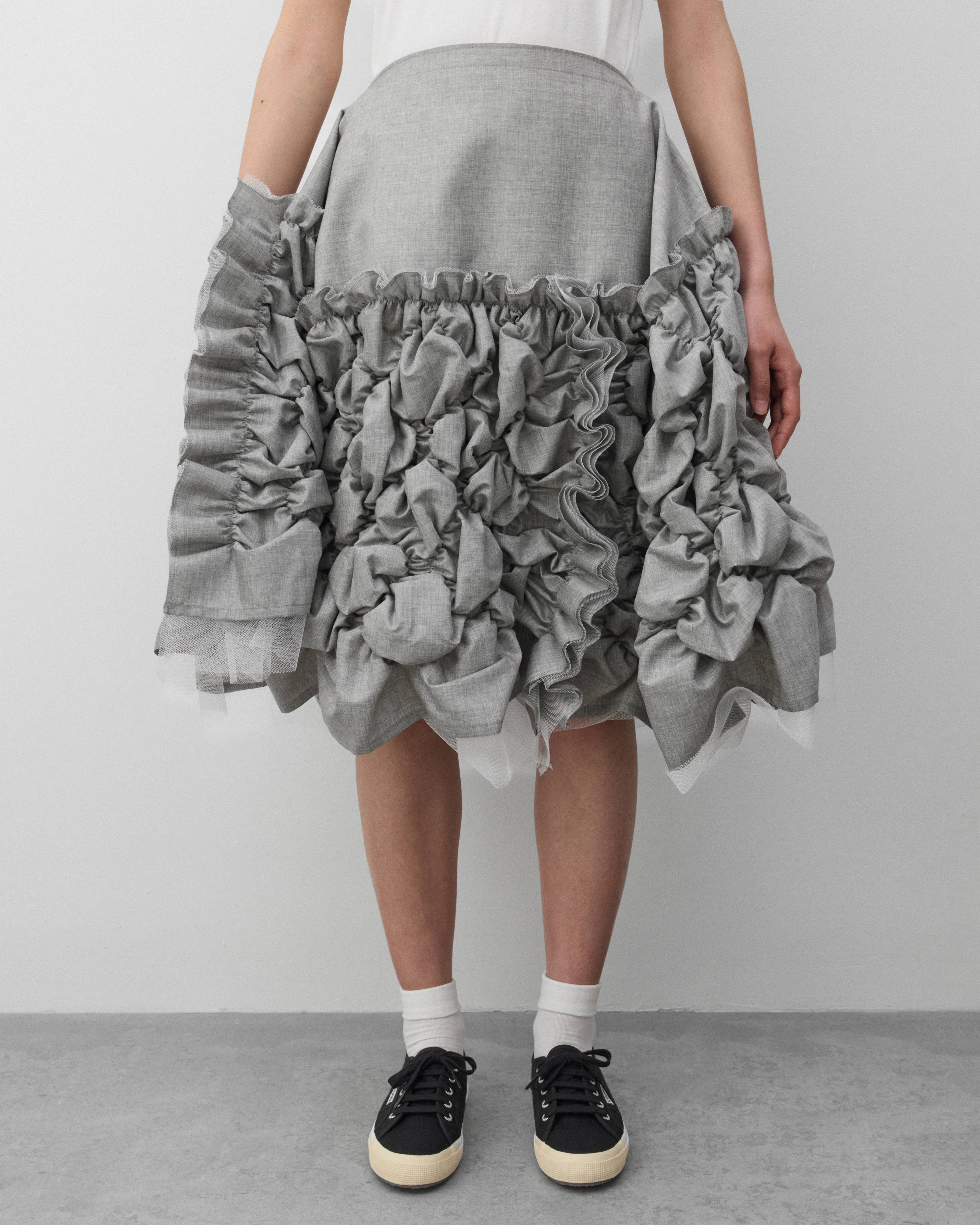 Tao - Women's Tulle Skirt - (Grey) - Image 3
