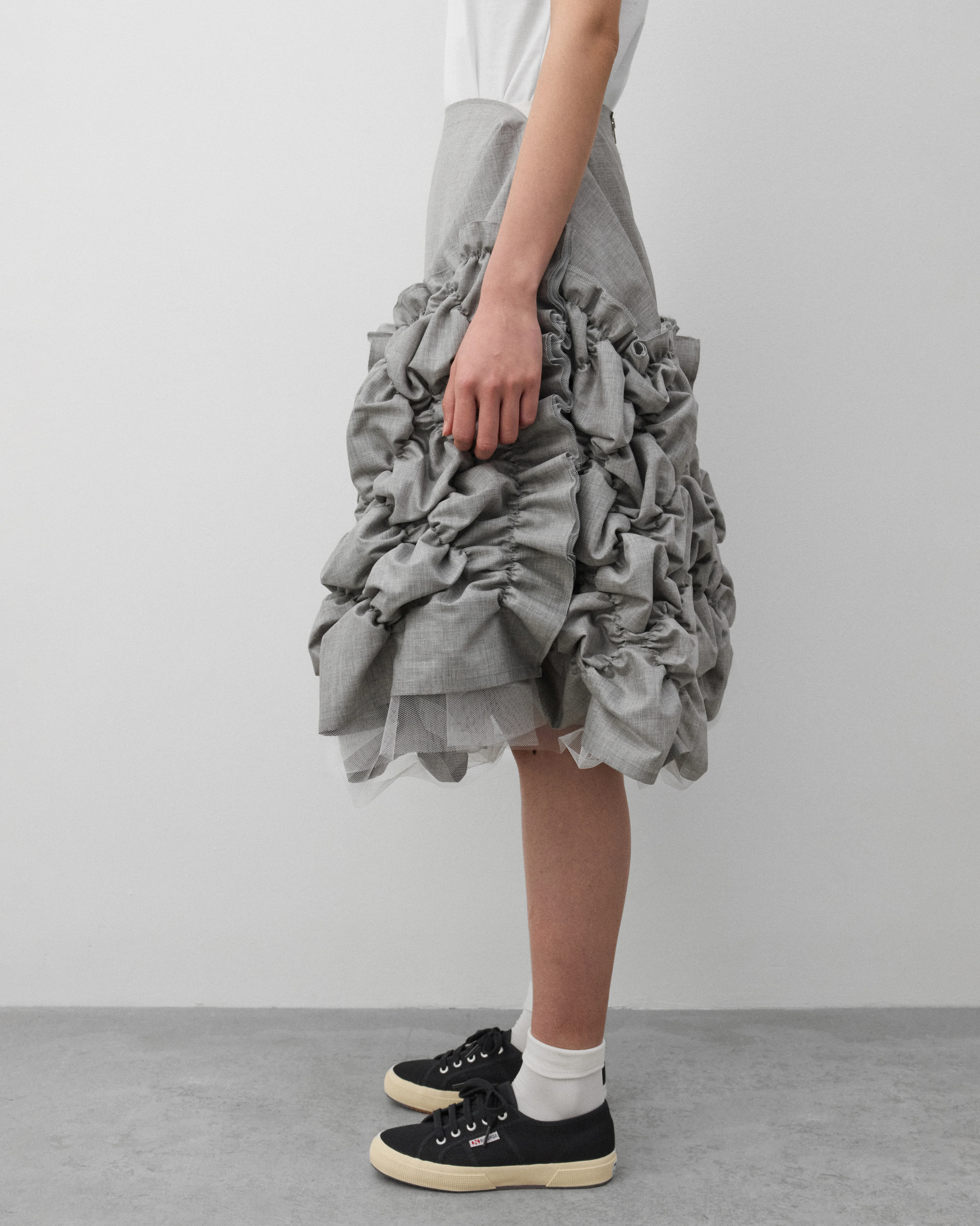 Tao - Women's Tulle Skirt - (Grey) - Image 4