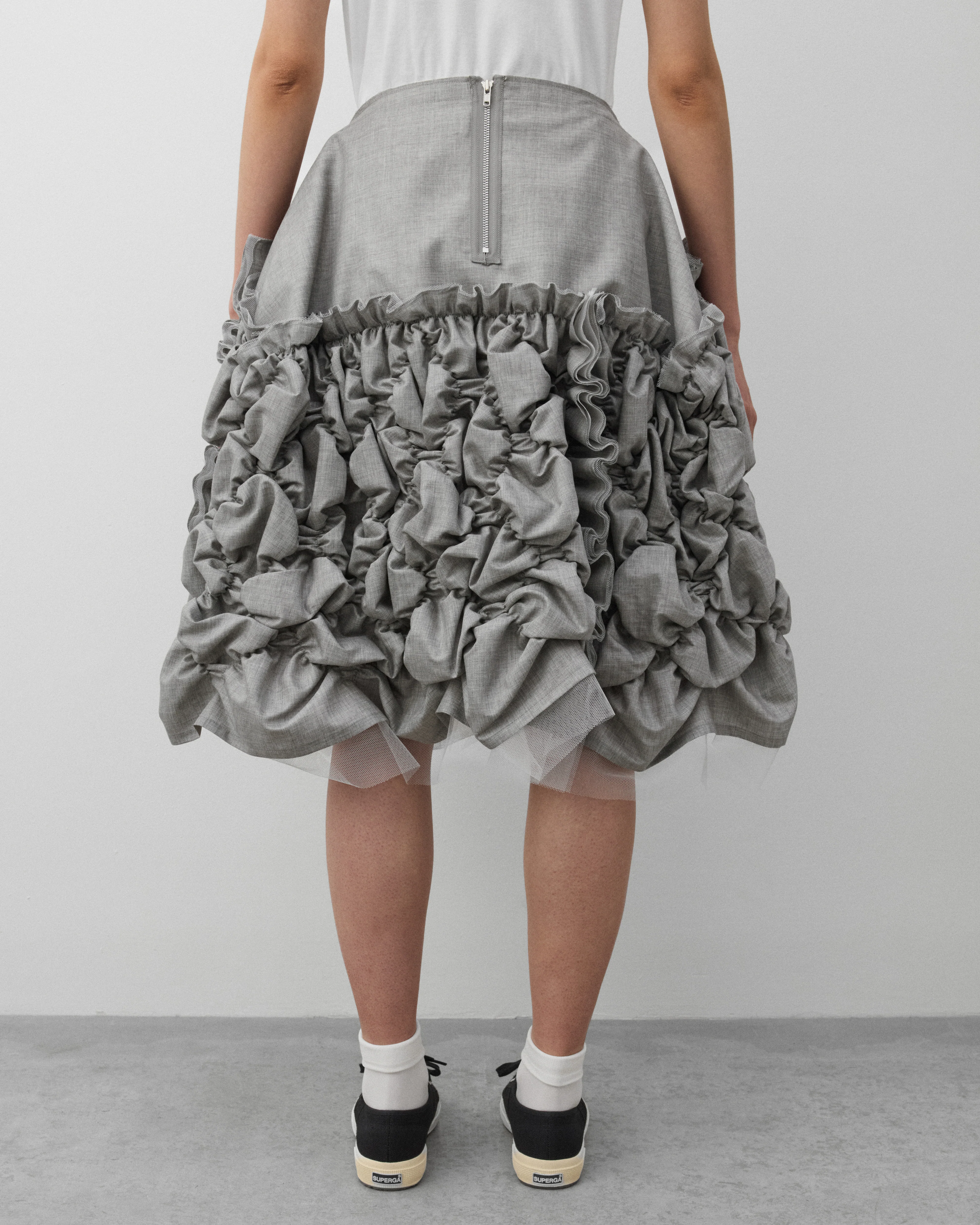 Tao - Women's Tulle Skirt - (Grey) - Image 5