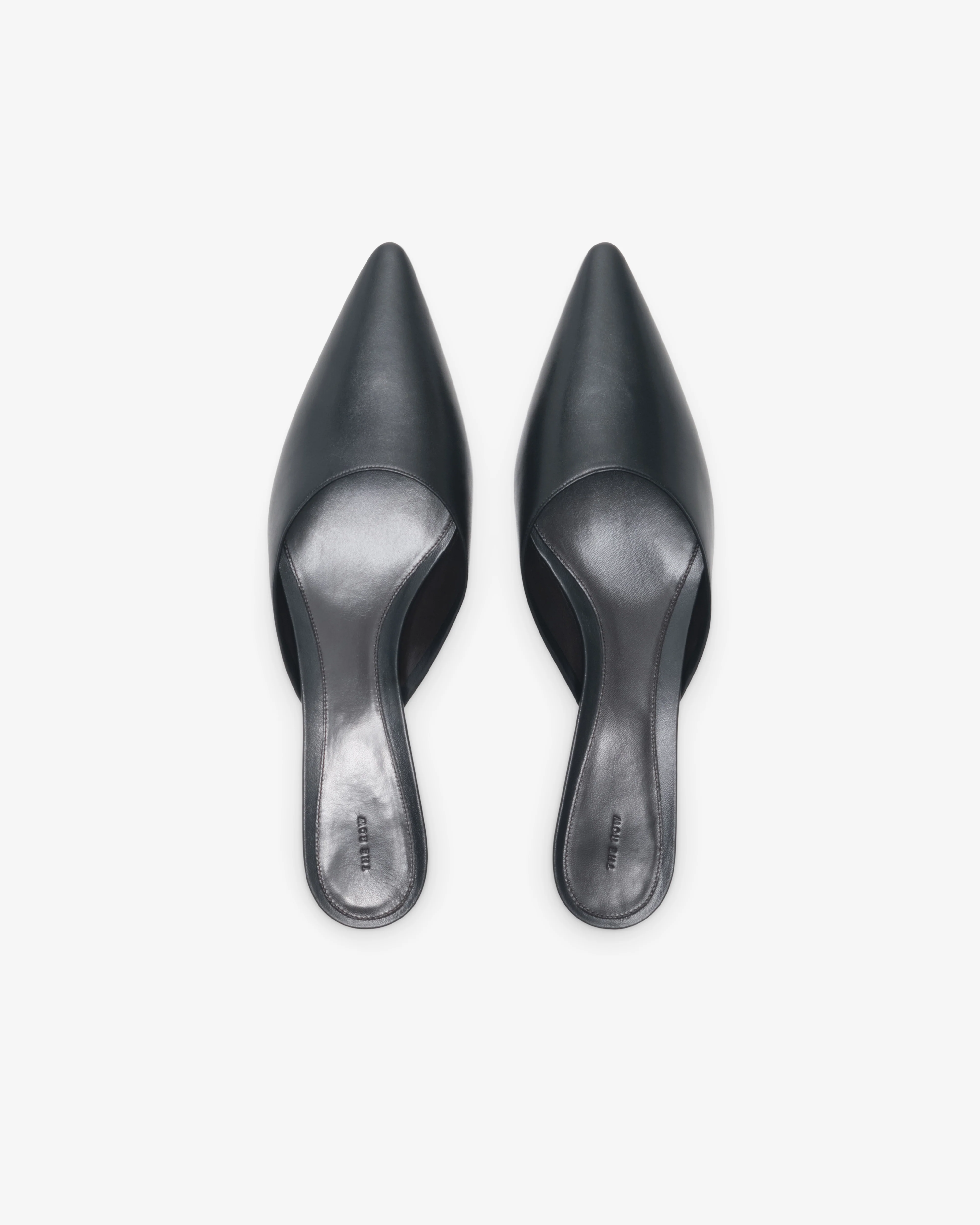 The Row - Women's Liisa Kitten Mule - (Black) - Image 6