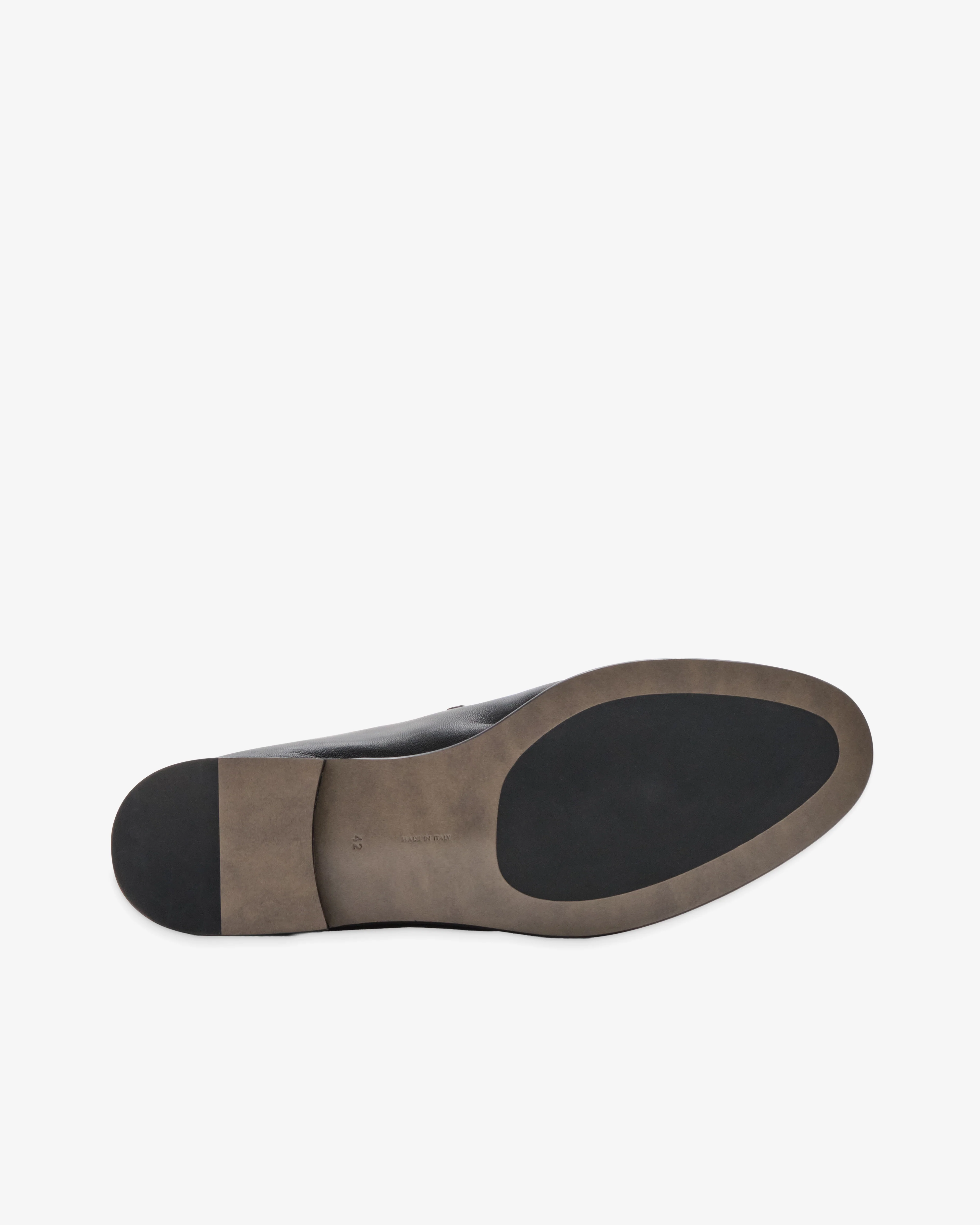 The Row - Men's Soft Loafer - (Black) - Image 3