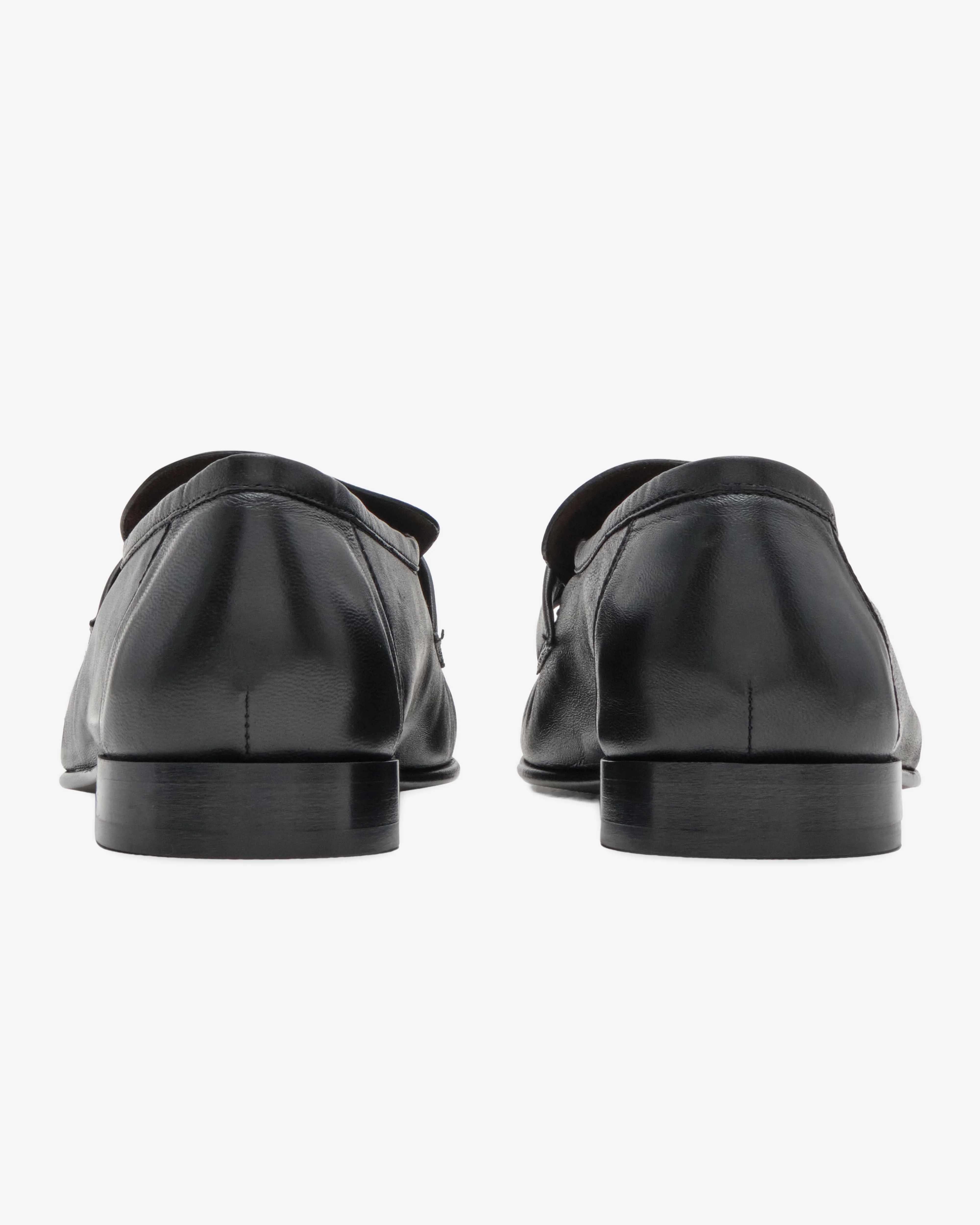 The Row - Men's Soft Loafer - (Black) - Image 6