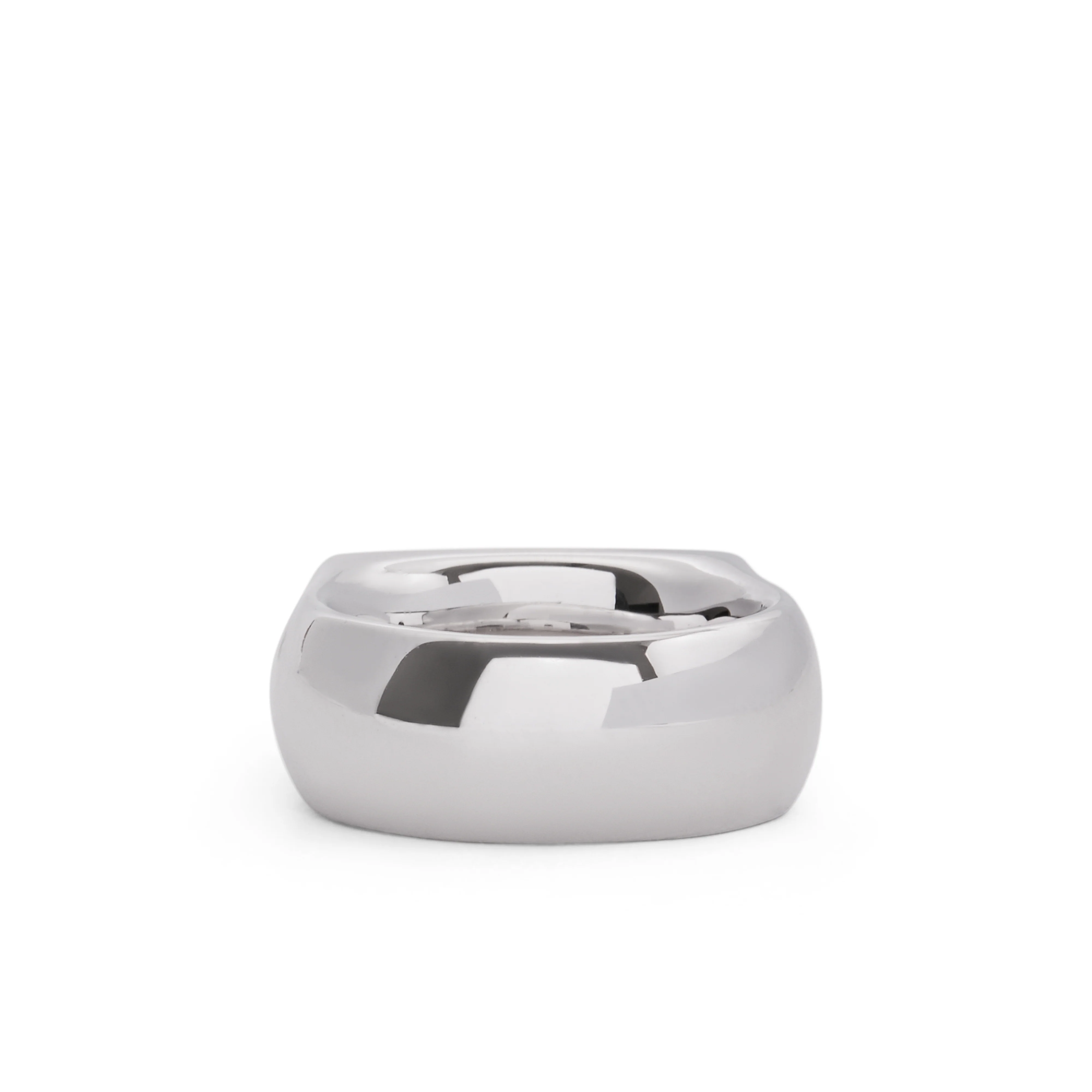Tom Wood - Crest Ring Blue Hawk Eye - (Silver) - Image 3