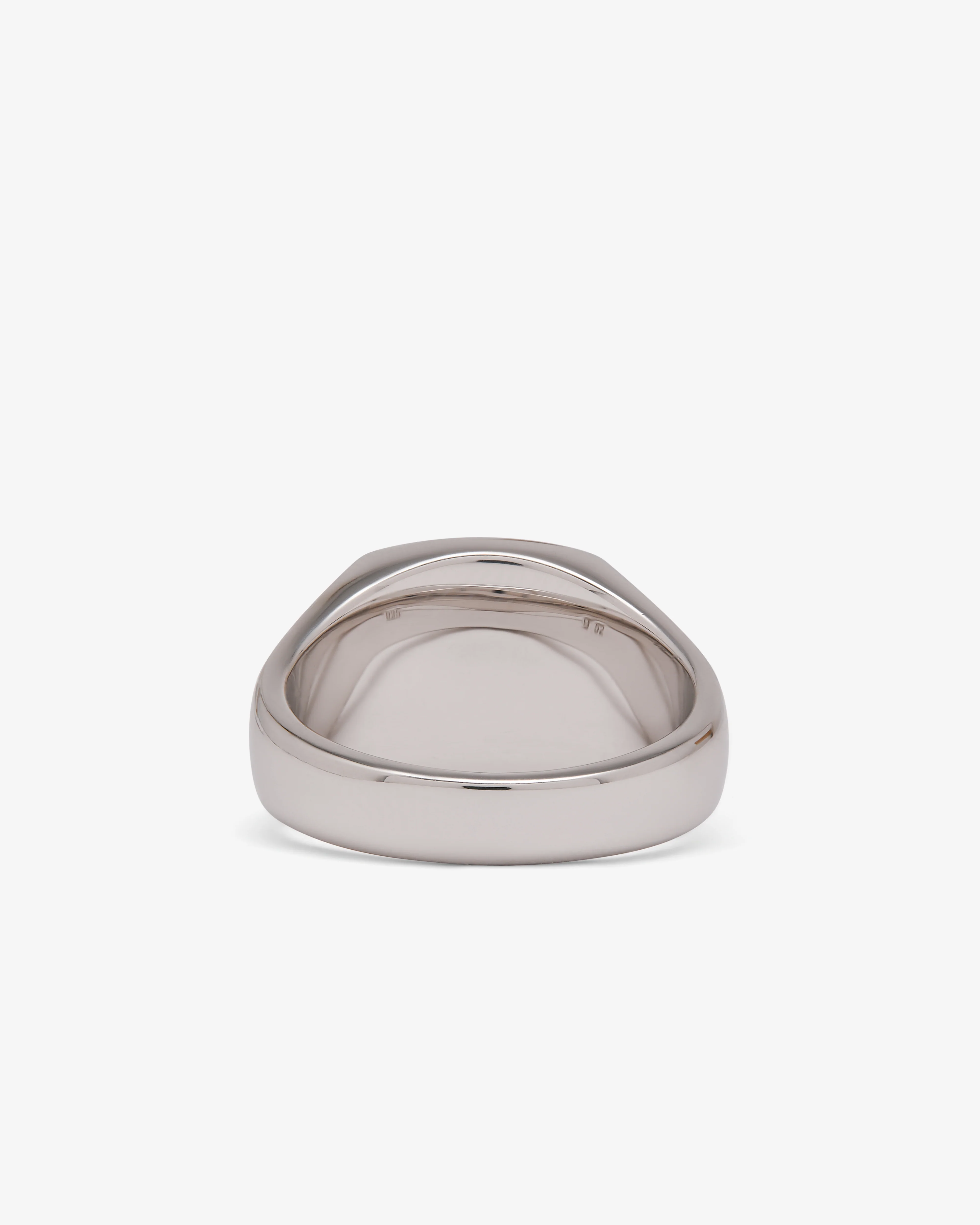 Tom Wood - Kay Ring White Mother of Pearl - (Sterling Silver) - Image 3