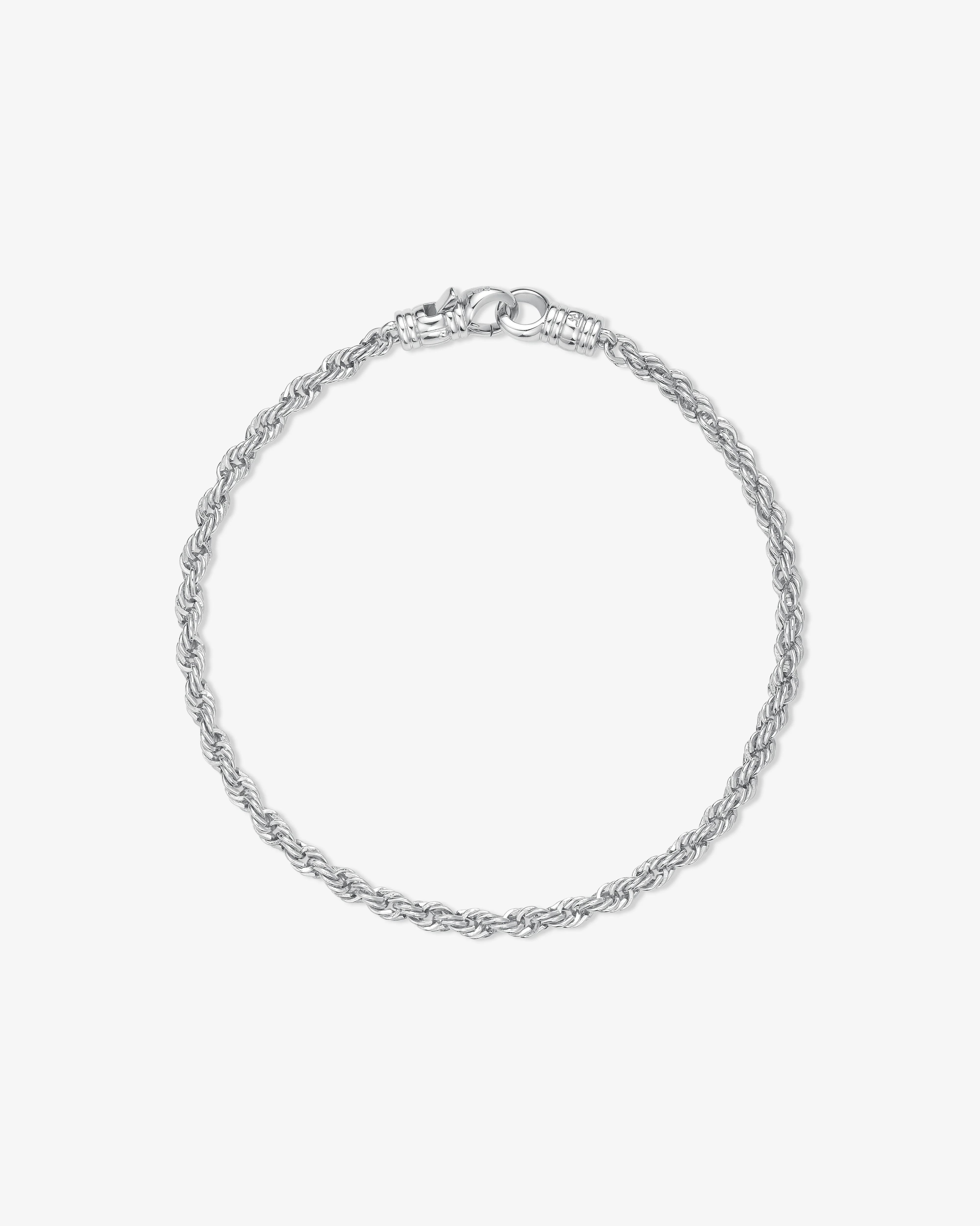 Tom Wood - Rope Bracelet - (Silver)