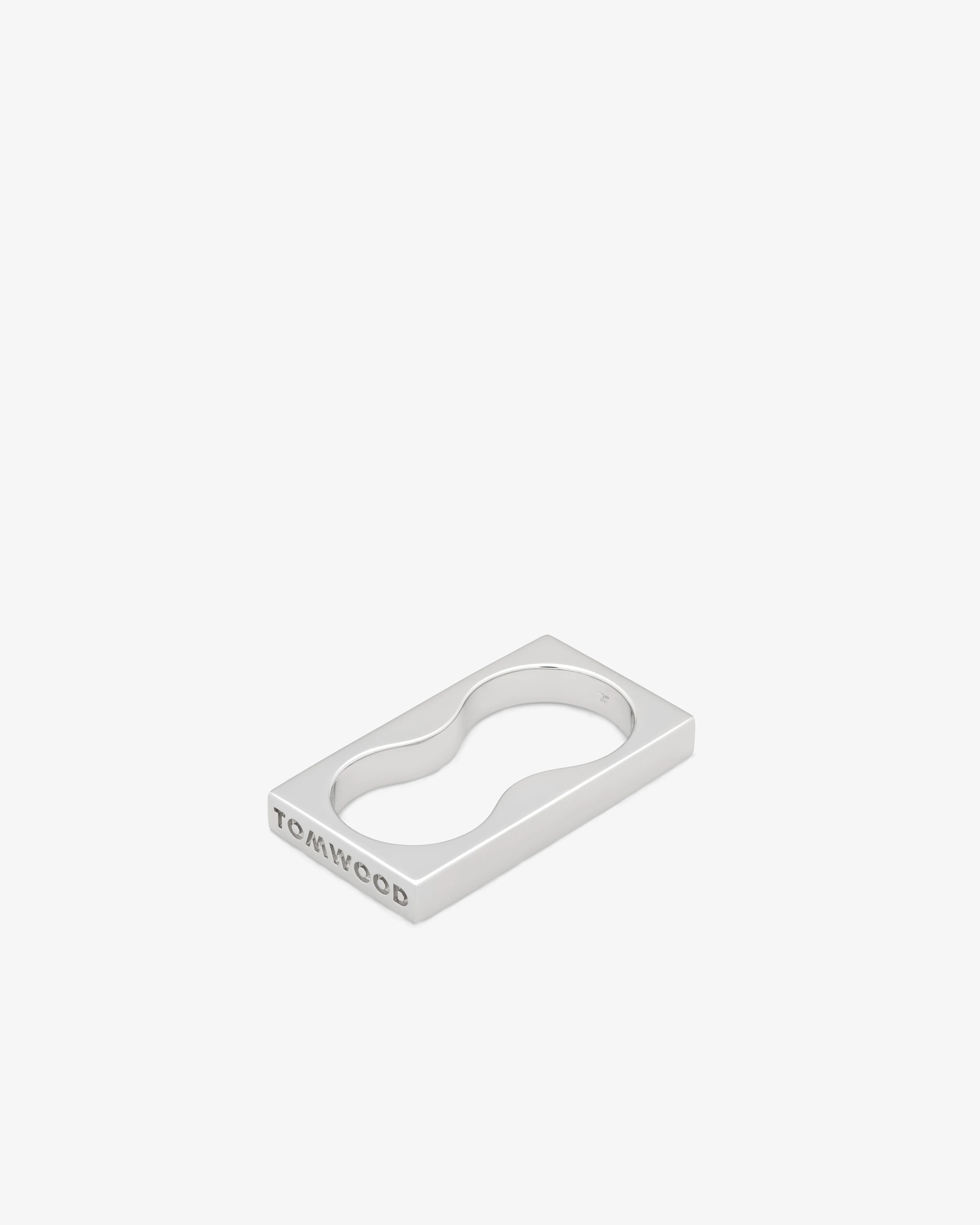 Tom Wood - Women's Square Ring Double - (Silver)
