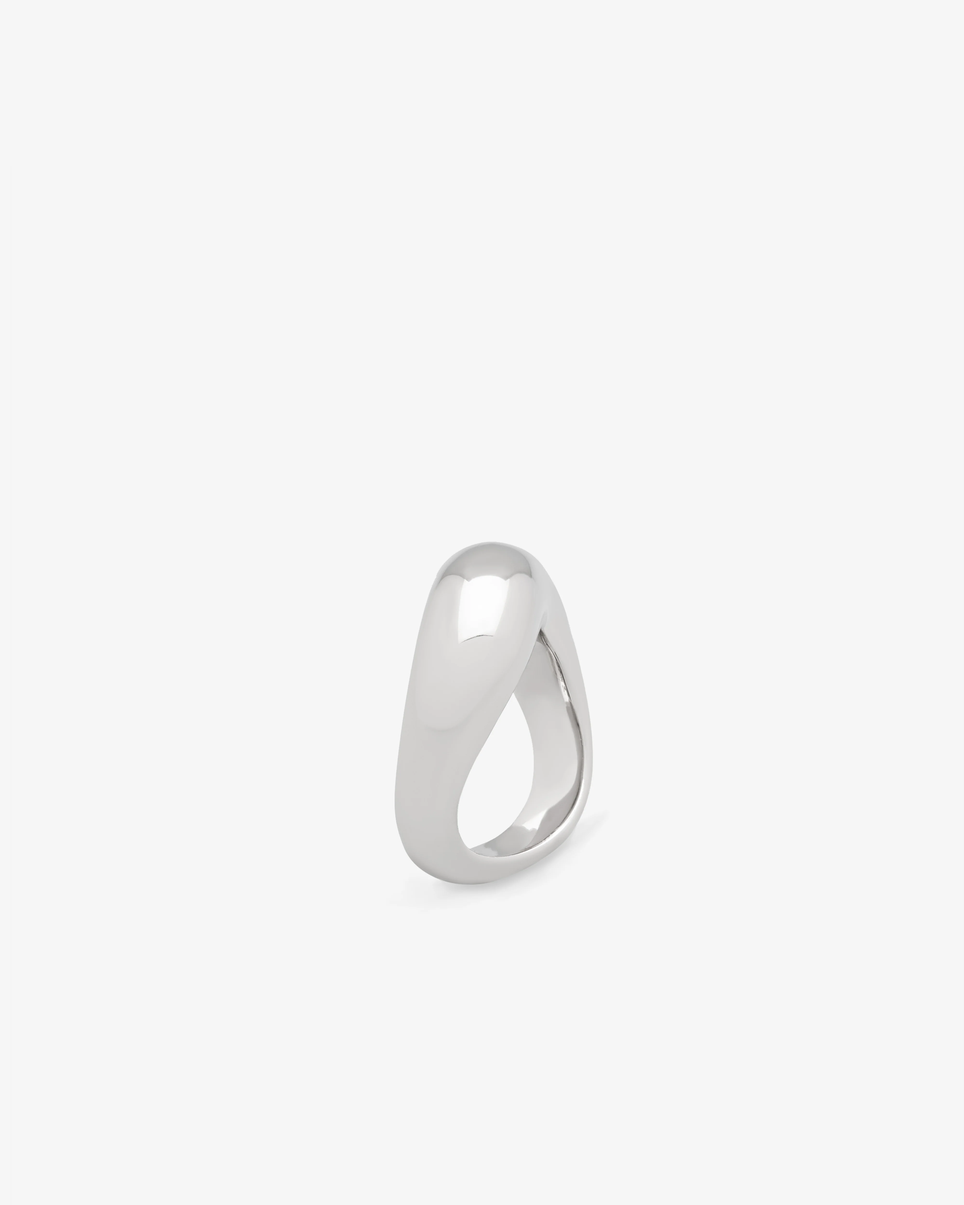 Tom Wood - Women's Twist Ring - (Silver) - Image 2