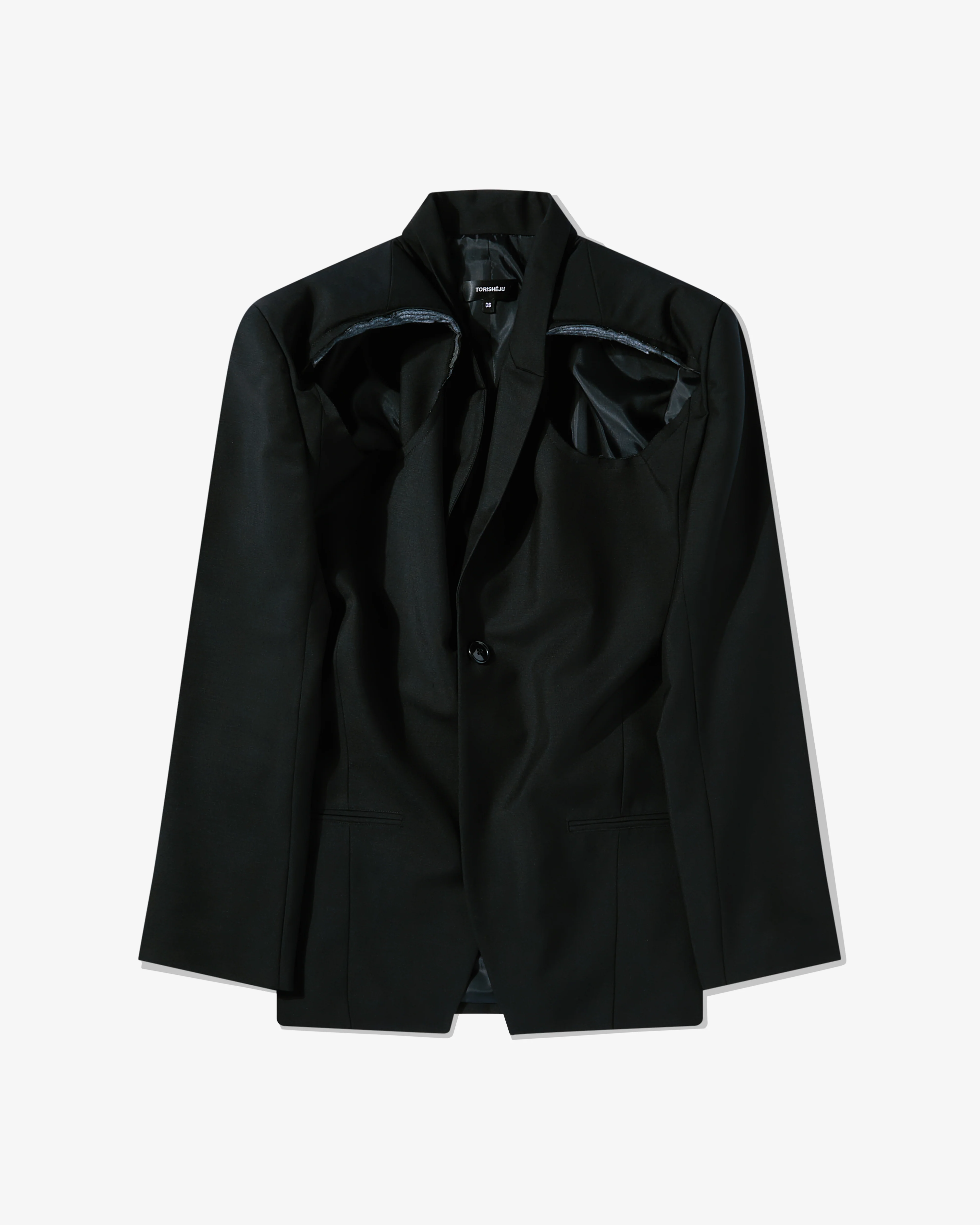 Torisheju - Women's Horned Raw Blazer - (Black)