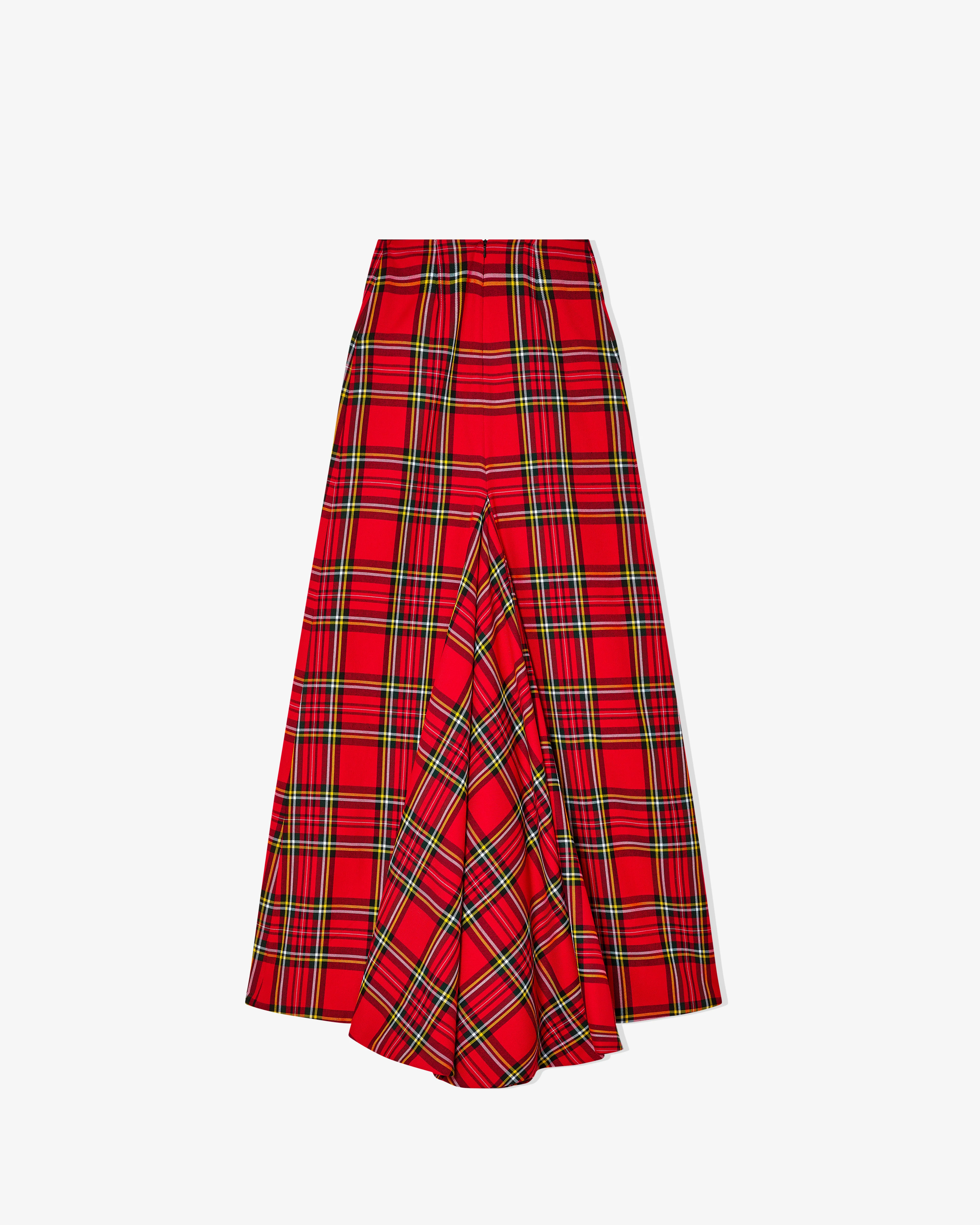 Torishéju - Women's Fishtail Skirt - (Red Tartan) - Image 2