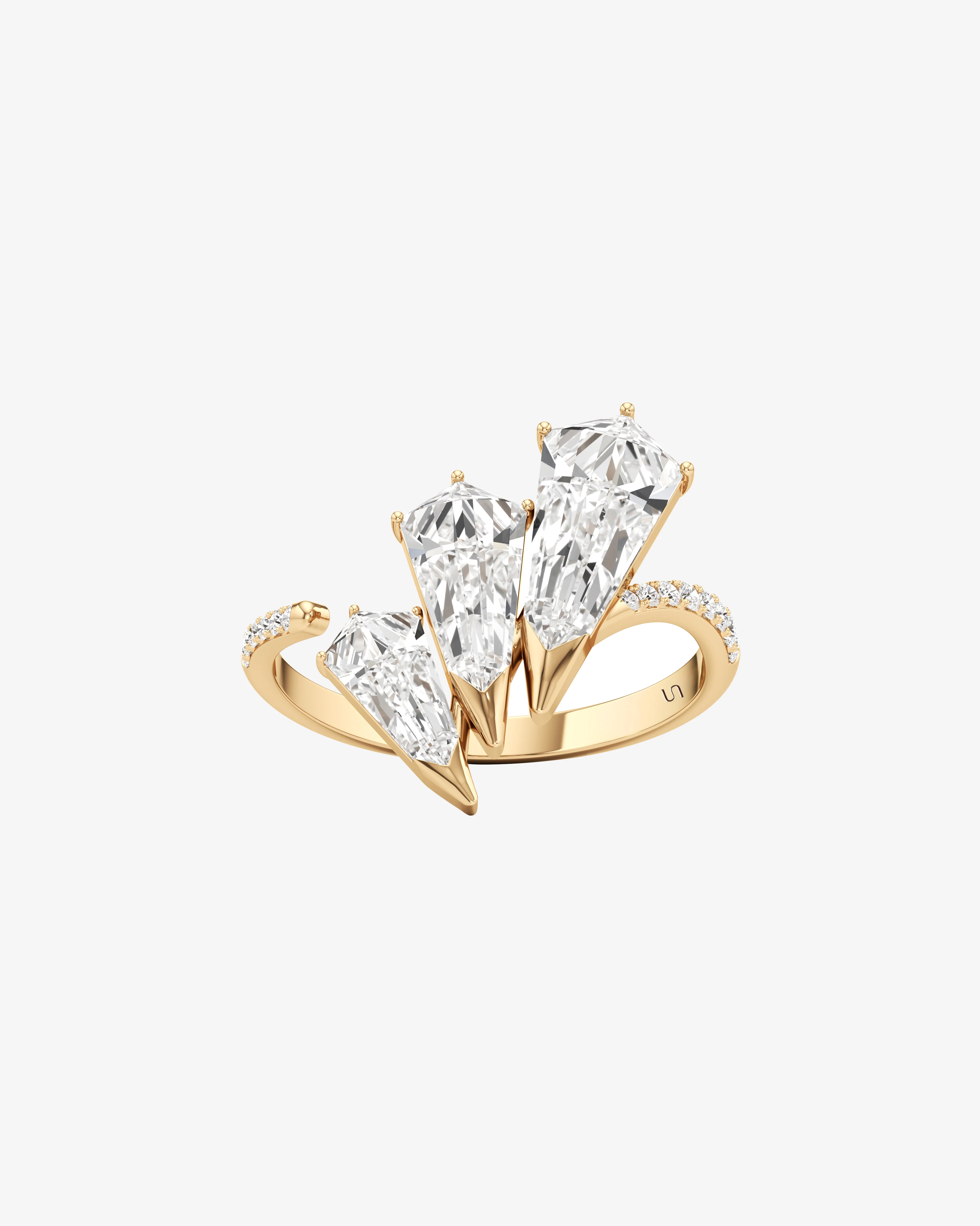 Unsaid - Women's Phoenix Ring - (Yellow Gold)