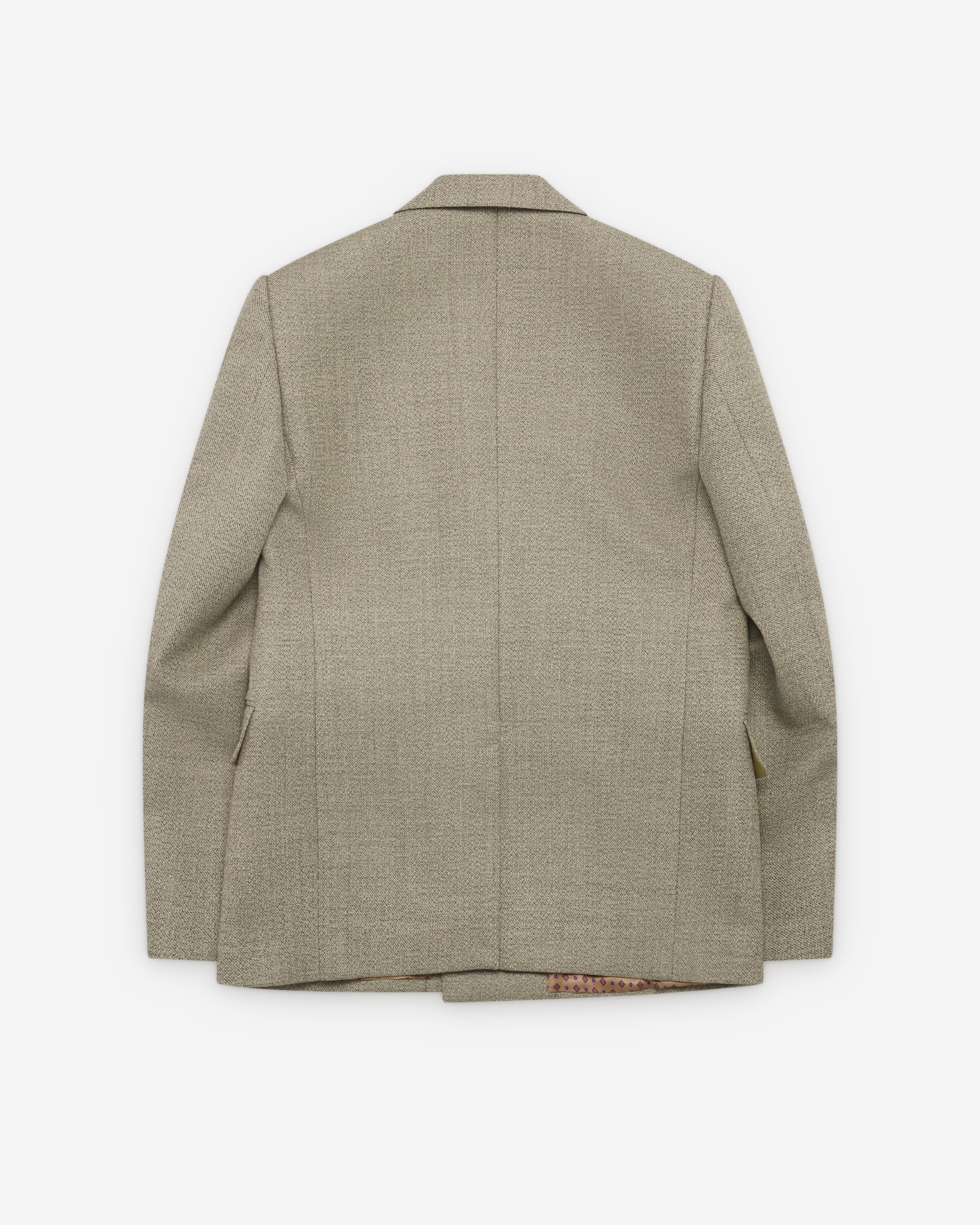 Valentino - Men's Double Breasted Blazer - (Grey) - Image 2