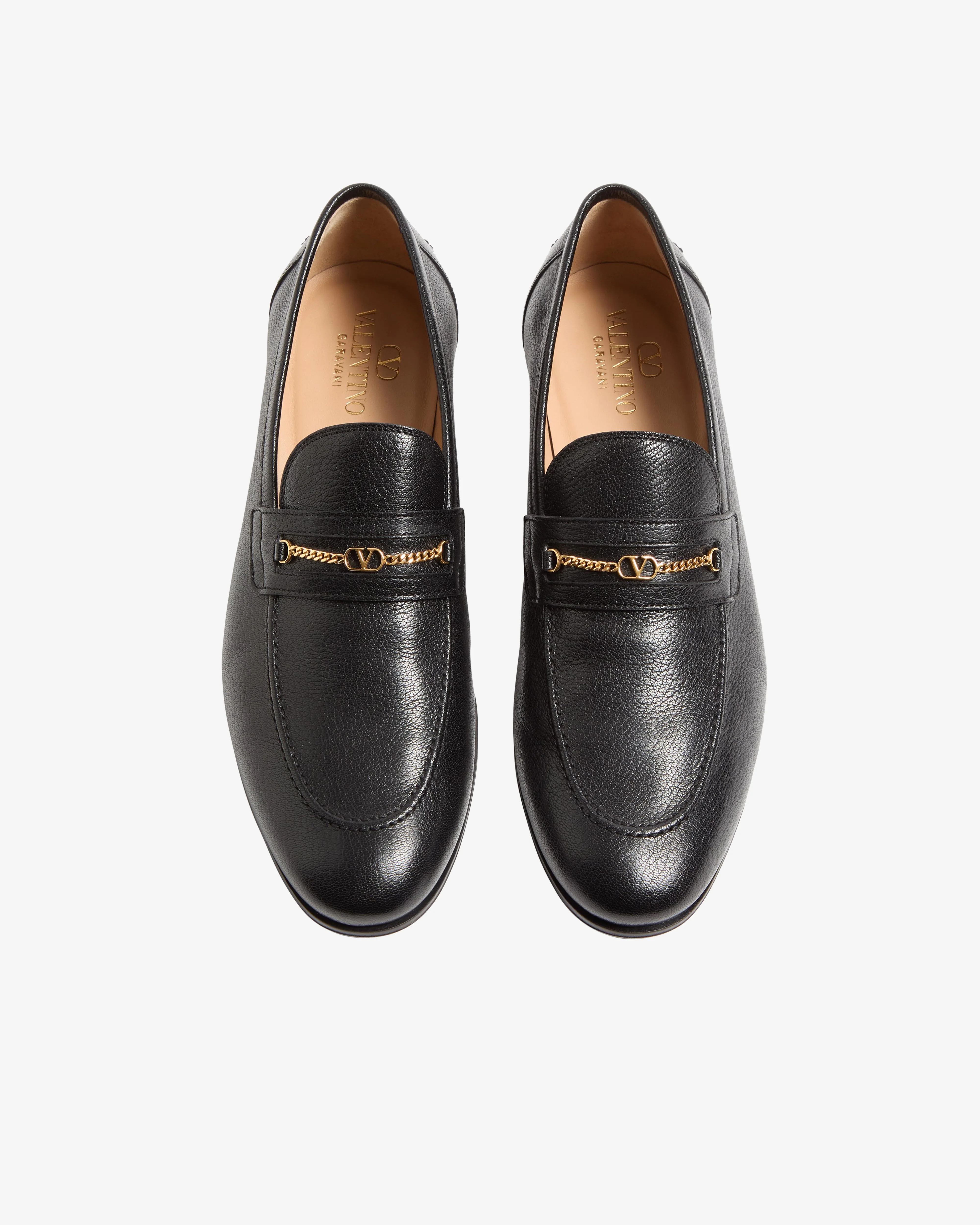 Valentino - Men's Loafer - (Black) - Image 4