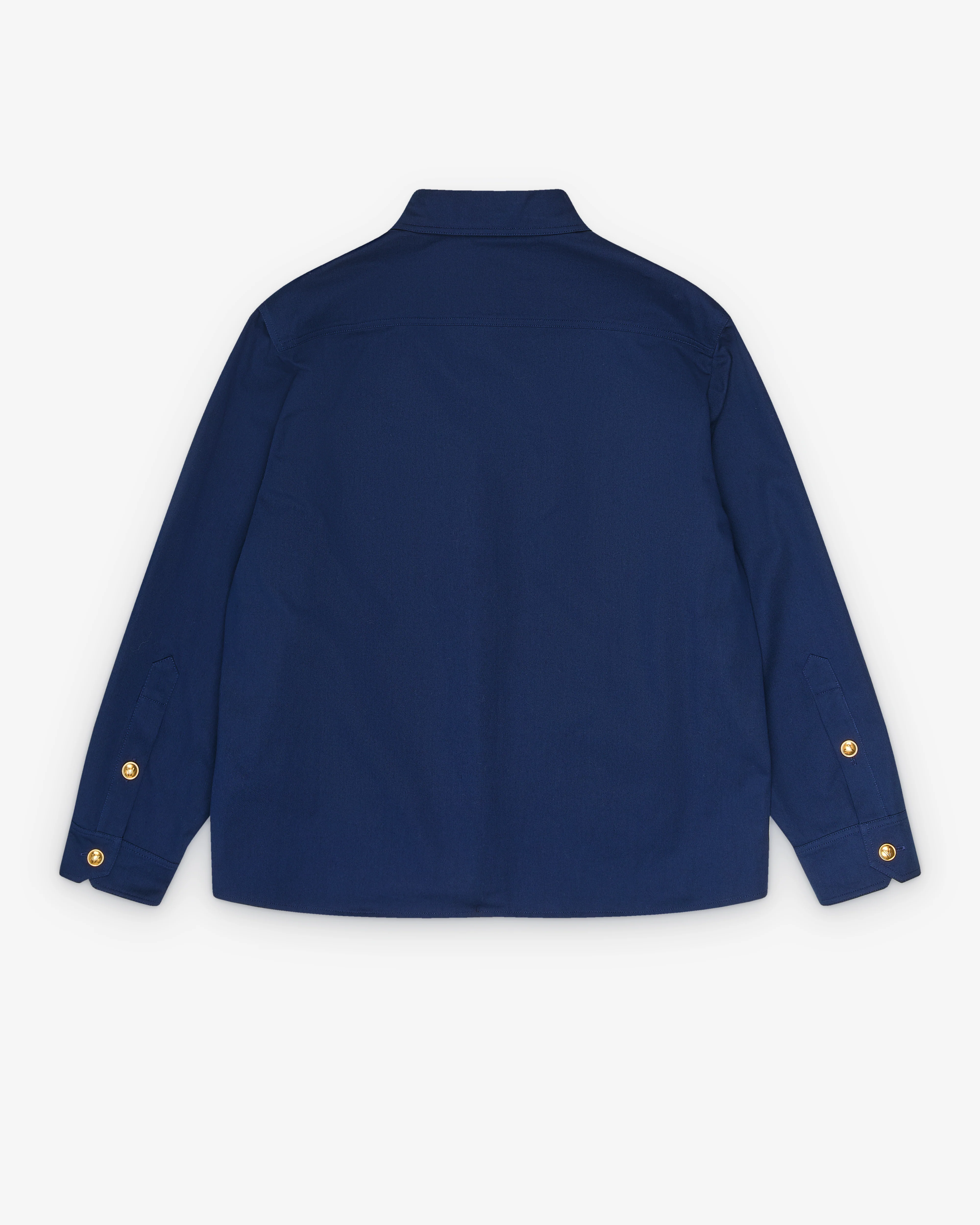Valentino - Men's Cotton Gabardine Shirt Jacket - (Blue) - Image 2