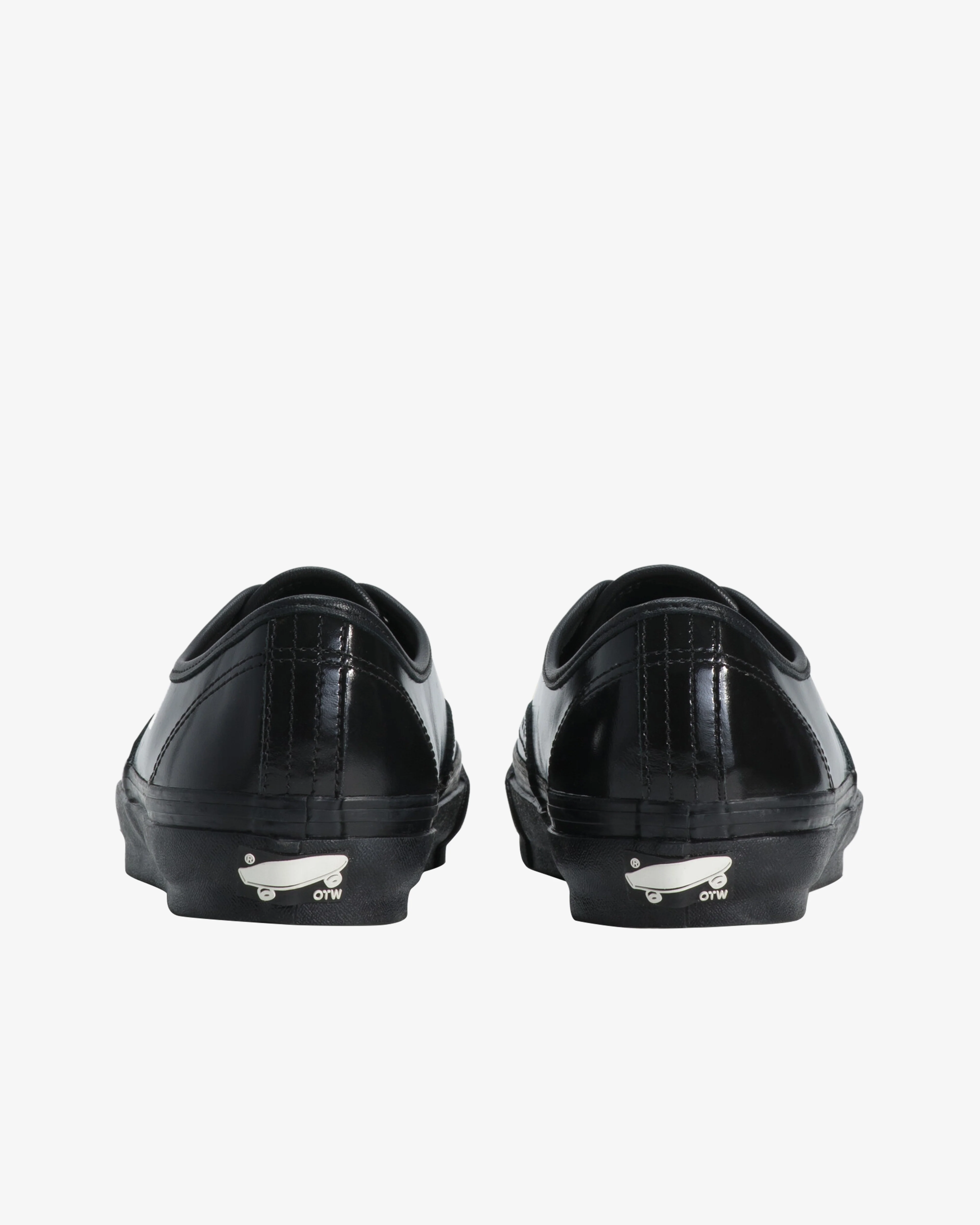 Vans - Men's Authentic Leather Brogue - (Gloss Black) - Image 4