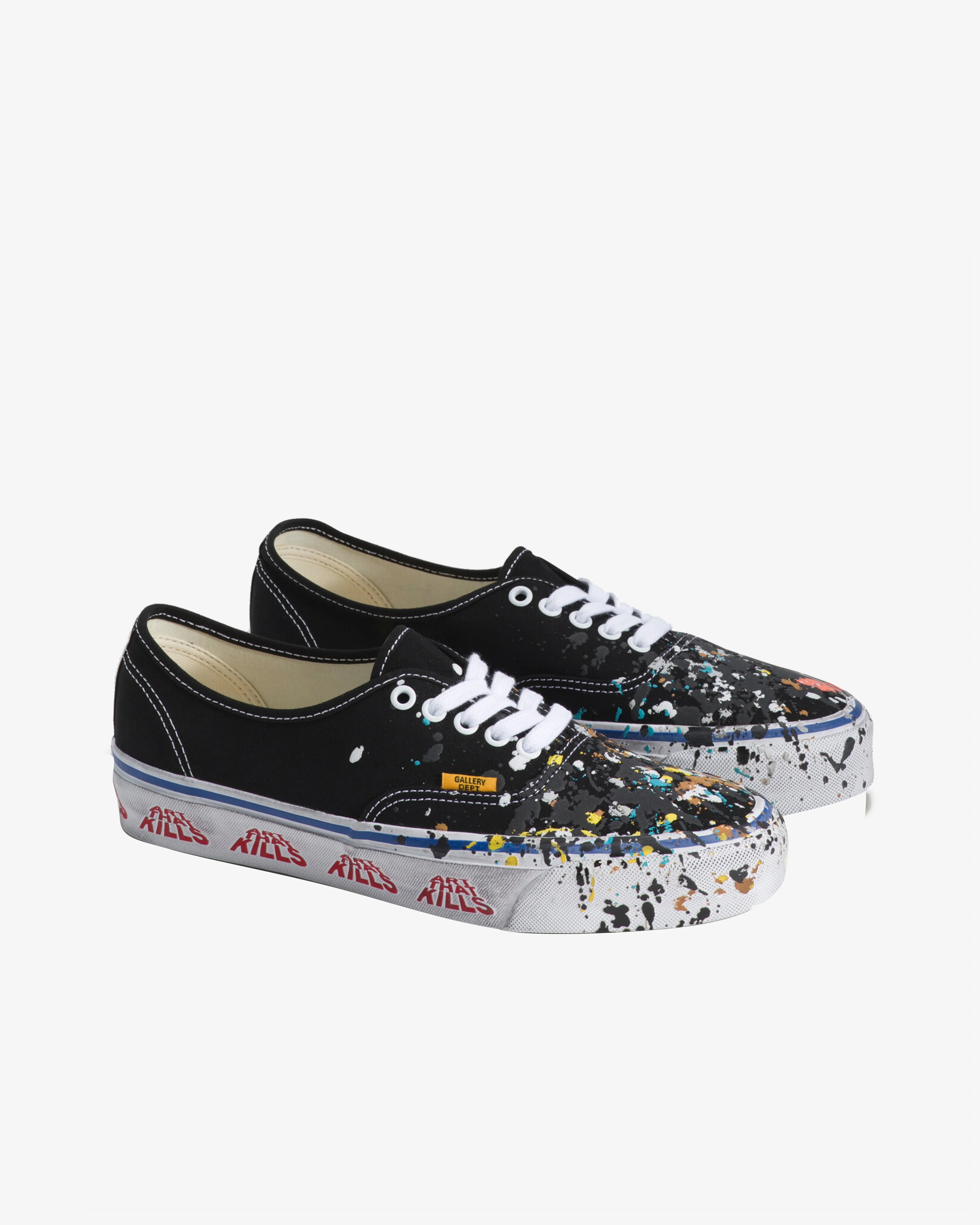 Vans - Gallery Dept. Men's OTW Authentic 44 Sneakers - (Paint/Black) - Image 3