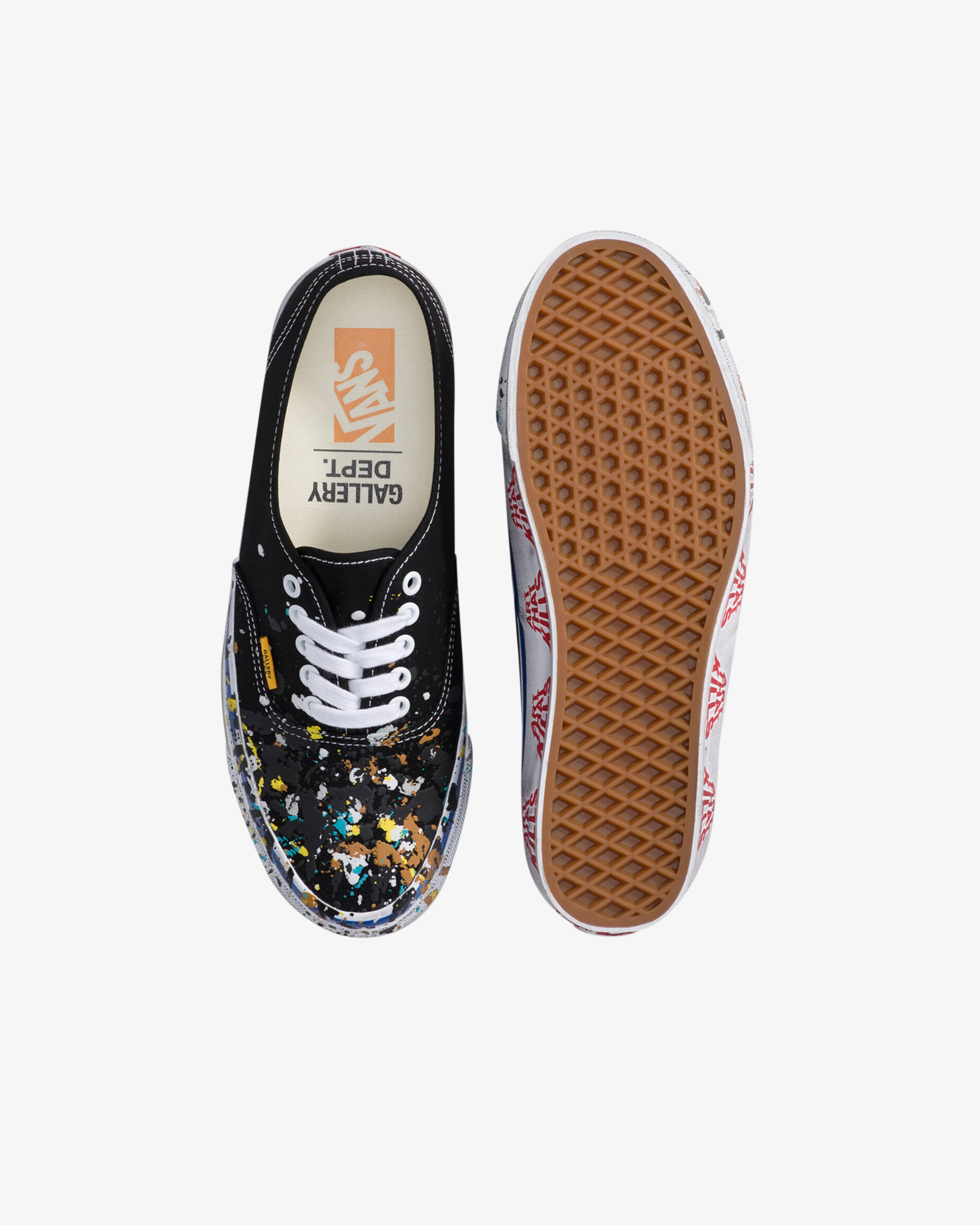 Vans - Gallery Dept. Men's OTW Authentic 44 Sneakers - (Paint/Black) - Image 5