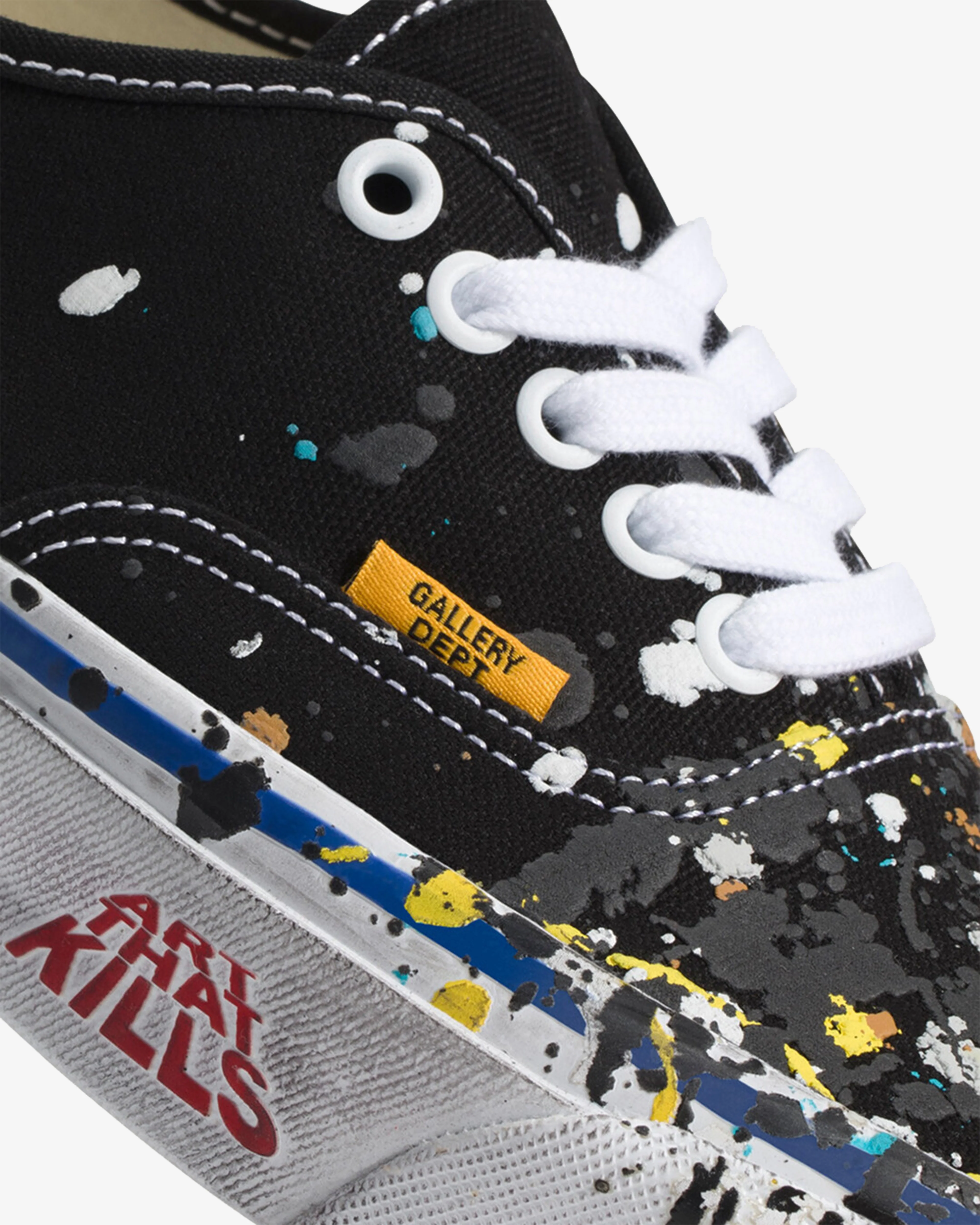 Vans - Gallery Dept. Men's OTW Authentic 44 Sneakers - (Paint/Black) - Image 7