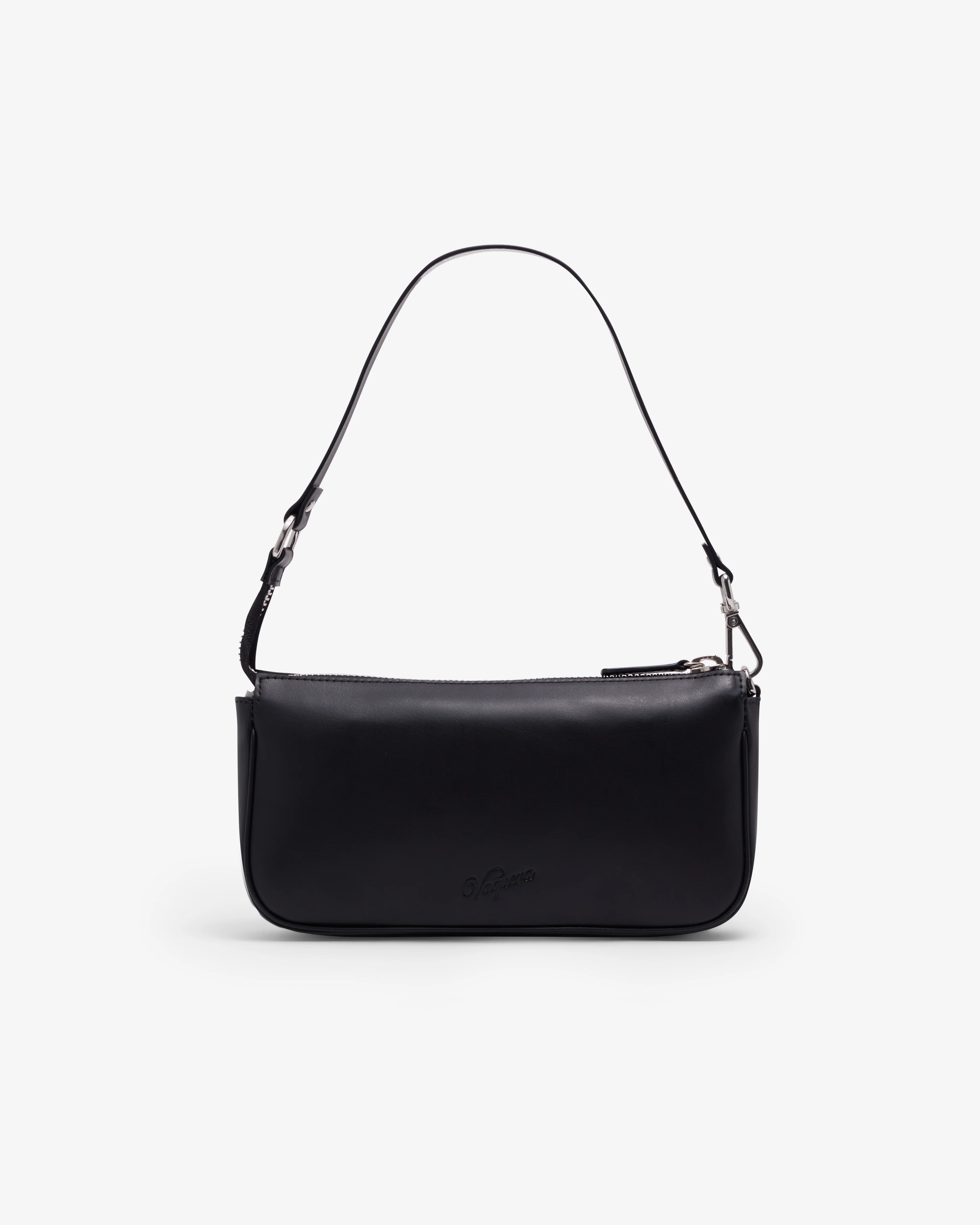 Vaquera - Women's Trompe L'Oeil Pochette Bag - (Black) - Image 2