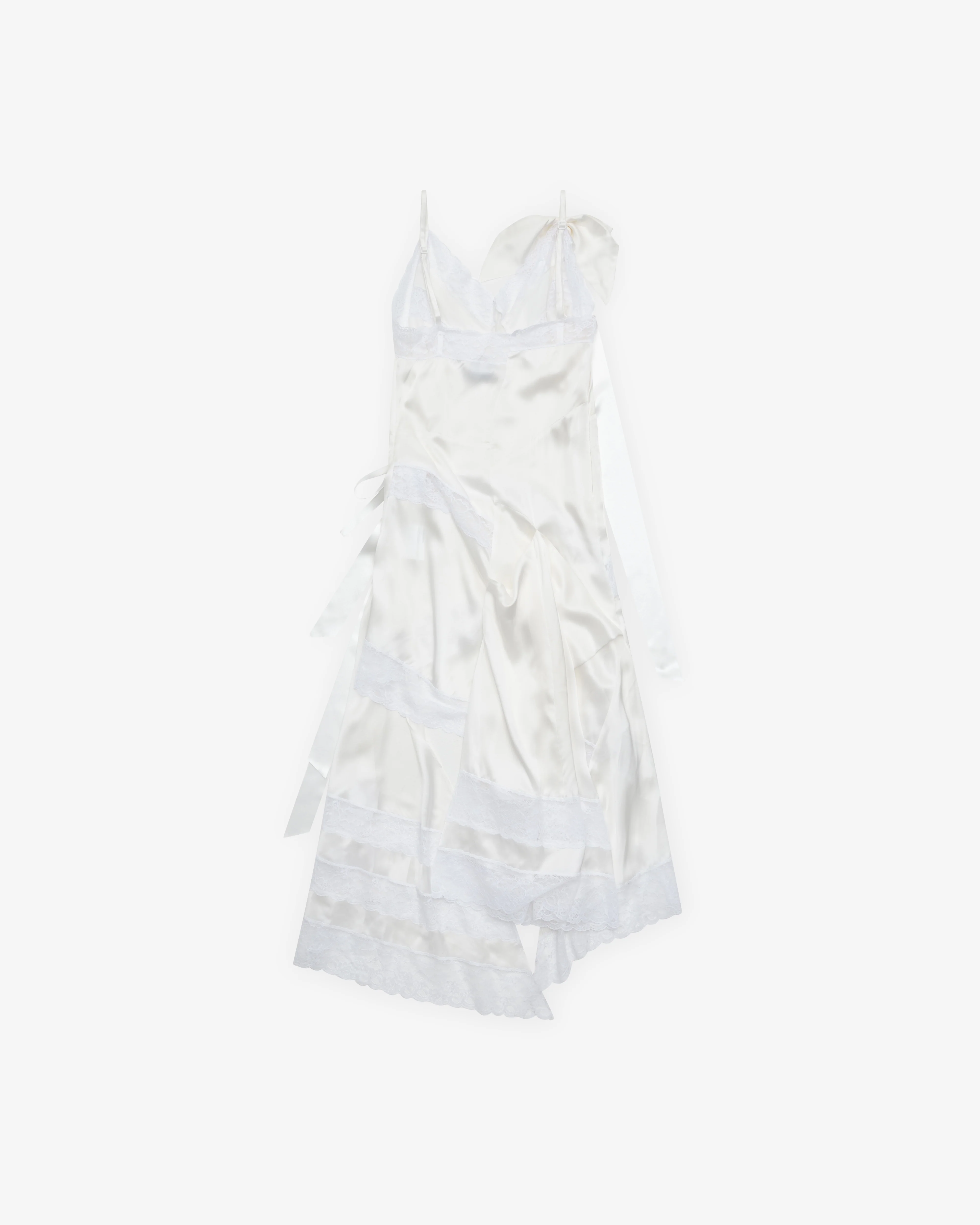 Vaquera - Women's Silk Dress - (White) - Image 2
