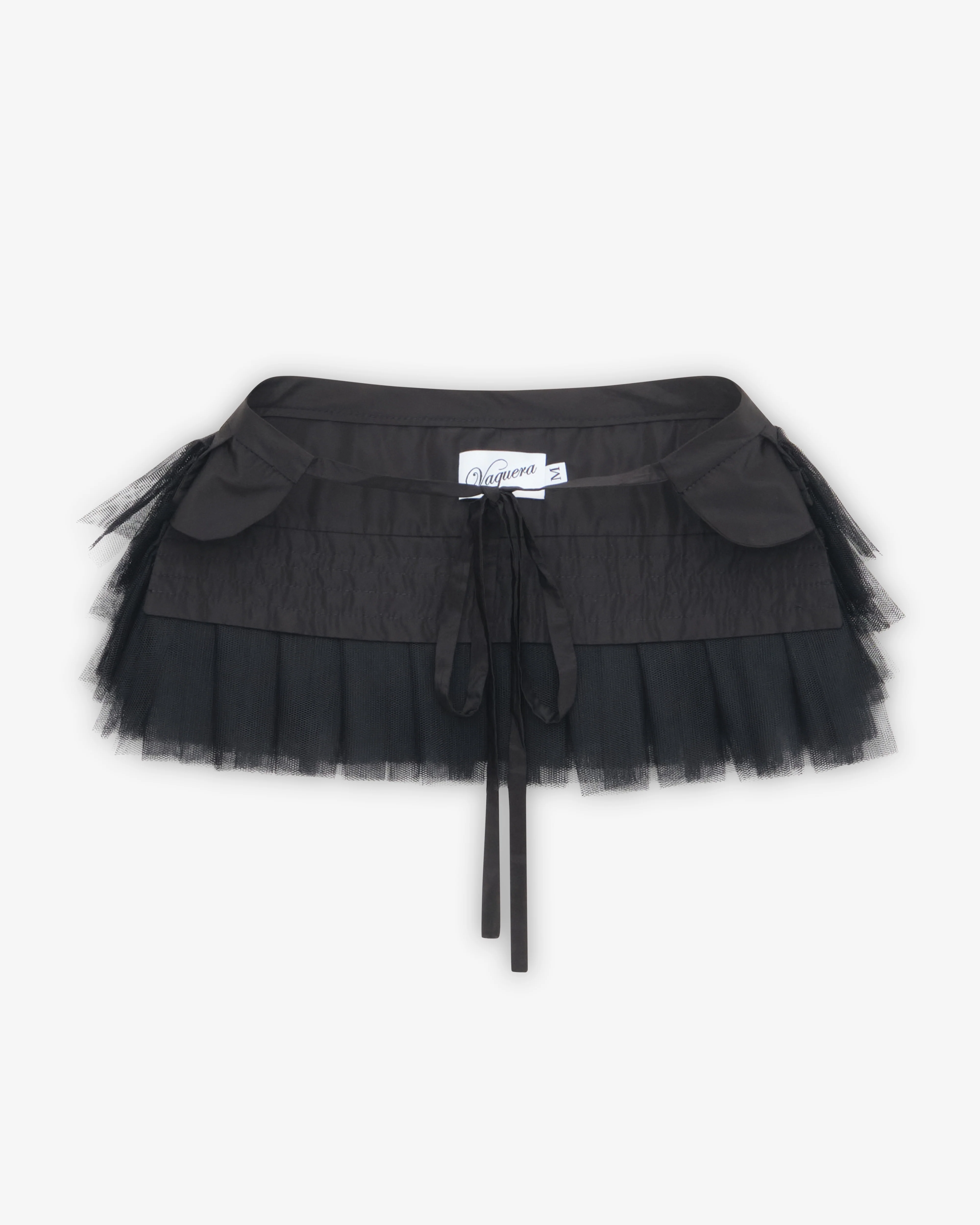 Vaquera - Women's Tulle Belt - (Black) - Image 2