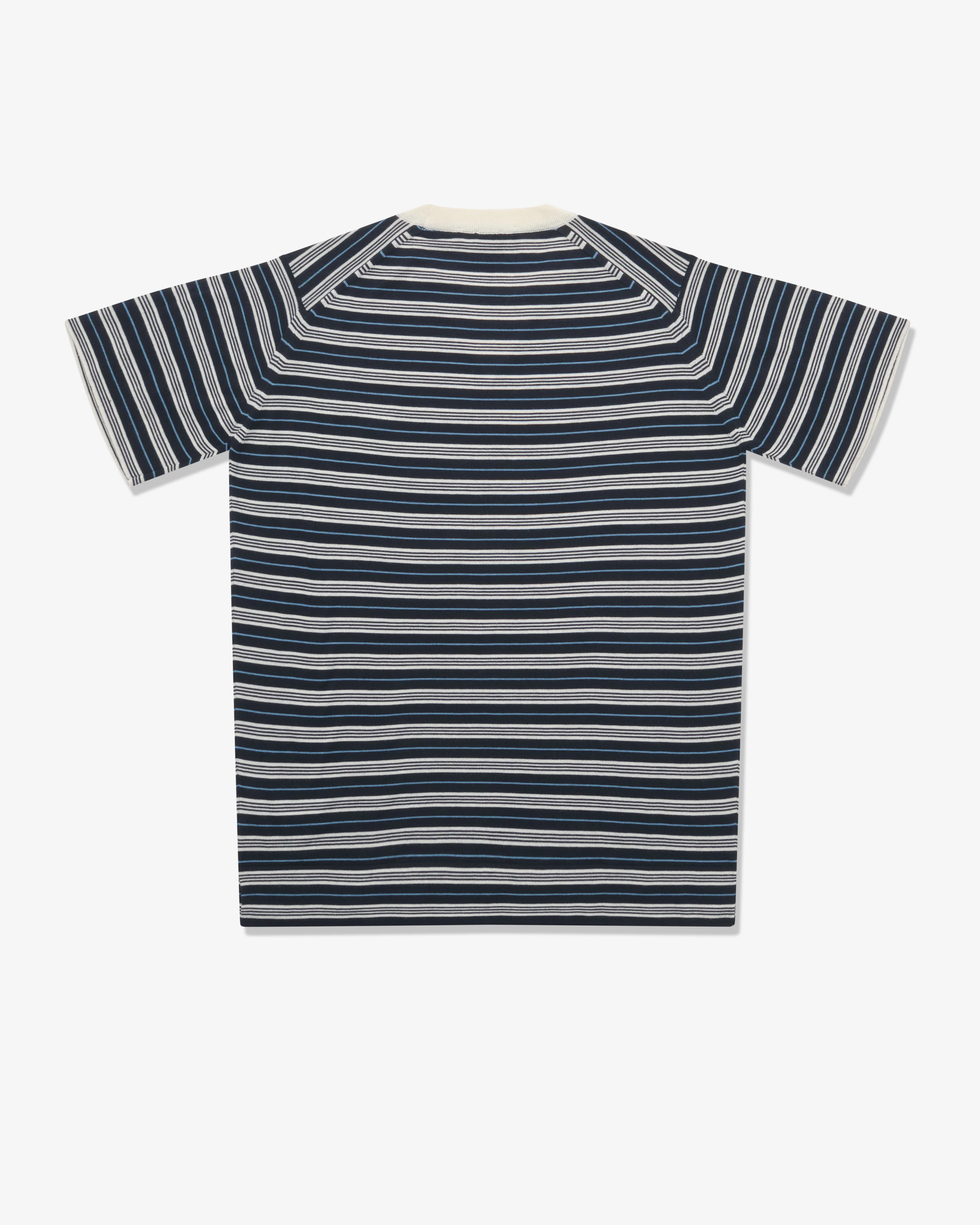 Wales Bonner - Men's Song Tee - (Navy/Ivory) - Image 2