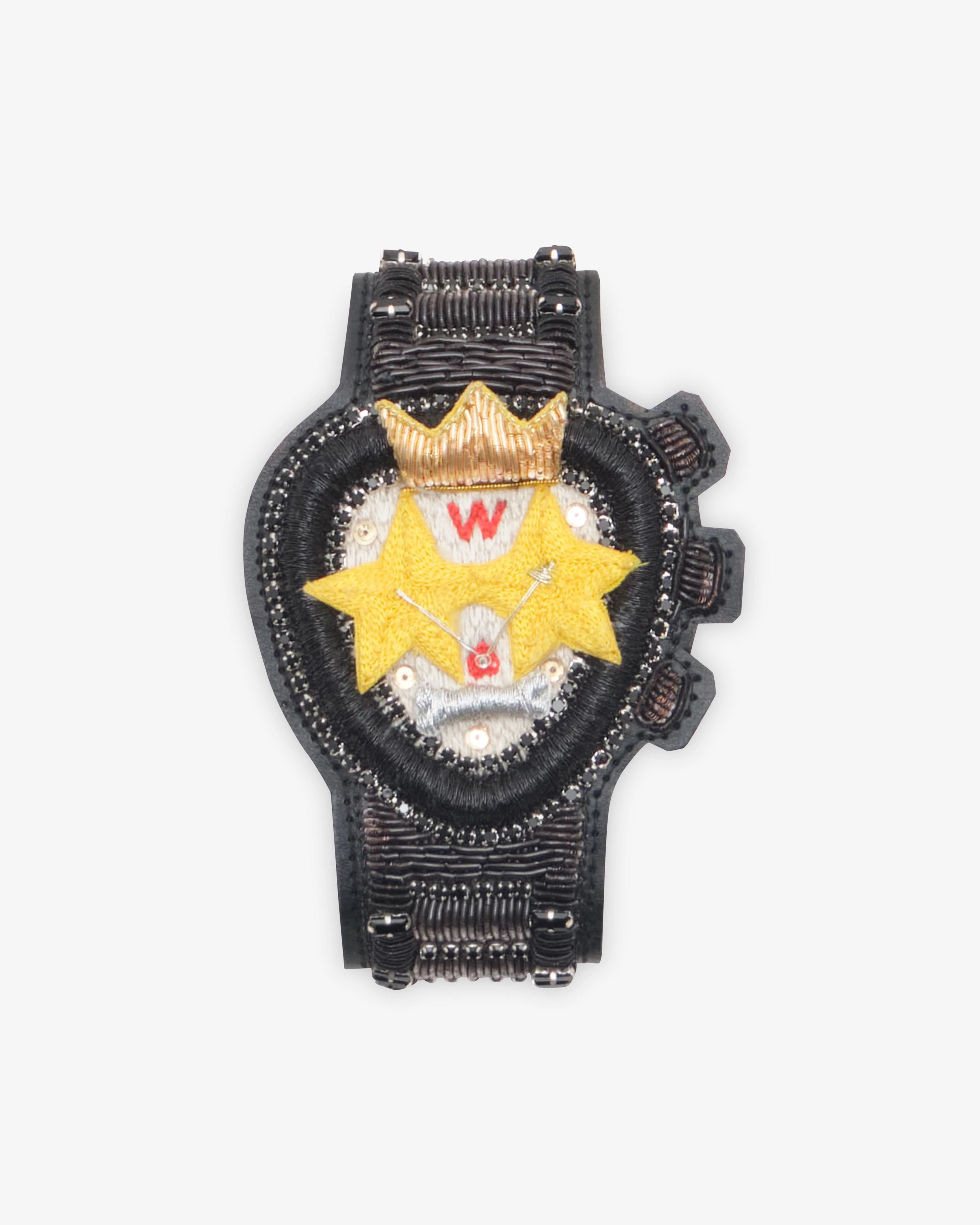 Walter Van Beirendonck - Men's Starry Eyes Bracelet - (Black) - Image 2